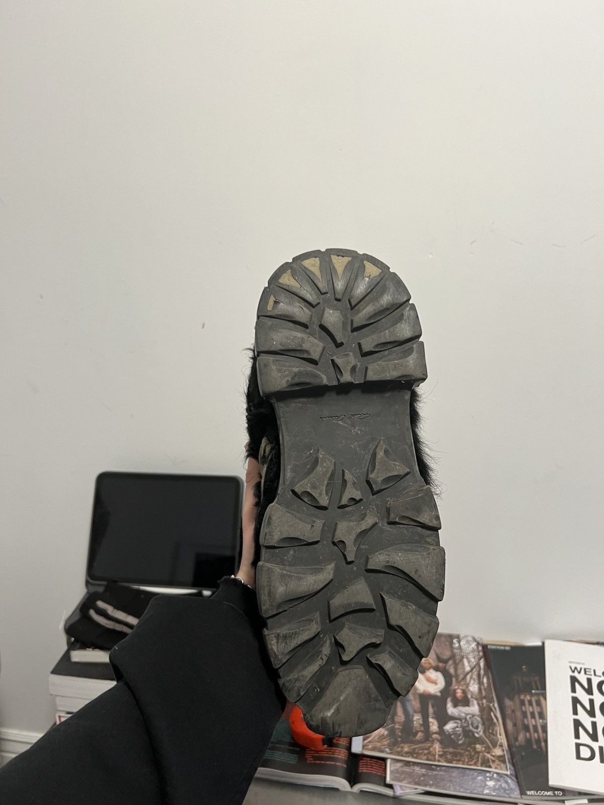 Rick Owens Rick owens megalace fur lunar boots Size US 10 / EU 43 - 13 Thumbnail
