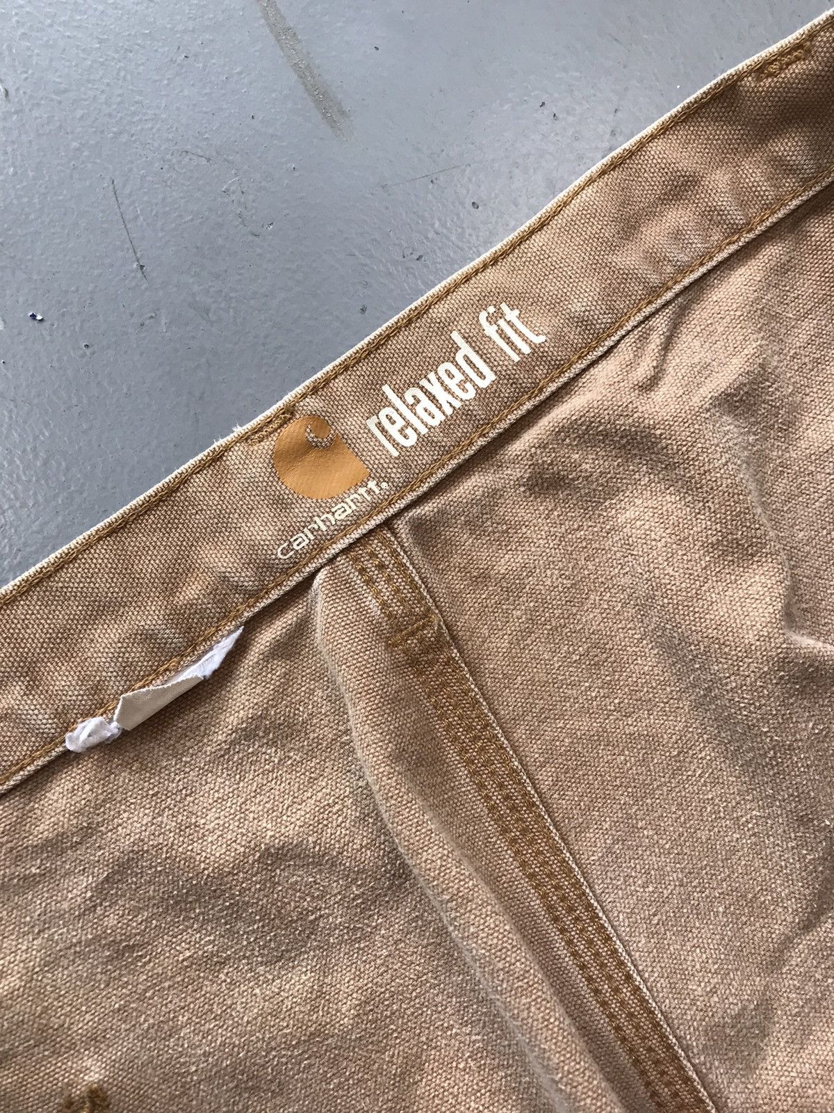 Vintage Carhartt b01 BRN double knee denim