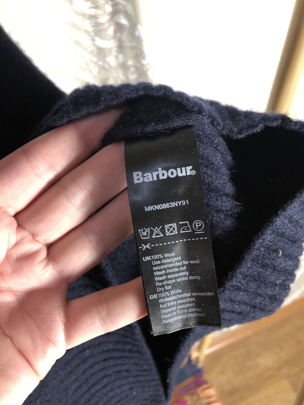 Barbour × Vintage VERY RARE BARBOUR INTERNATIONAL WOOL SWEATER ENGLAND STYLE Size US XL / EU 56 / 4 - 6 Thumbnail