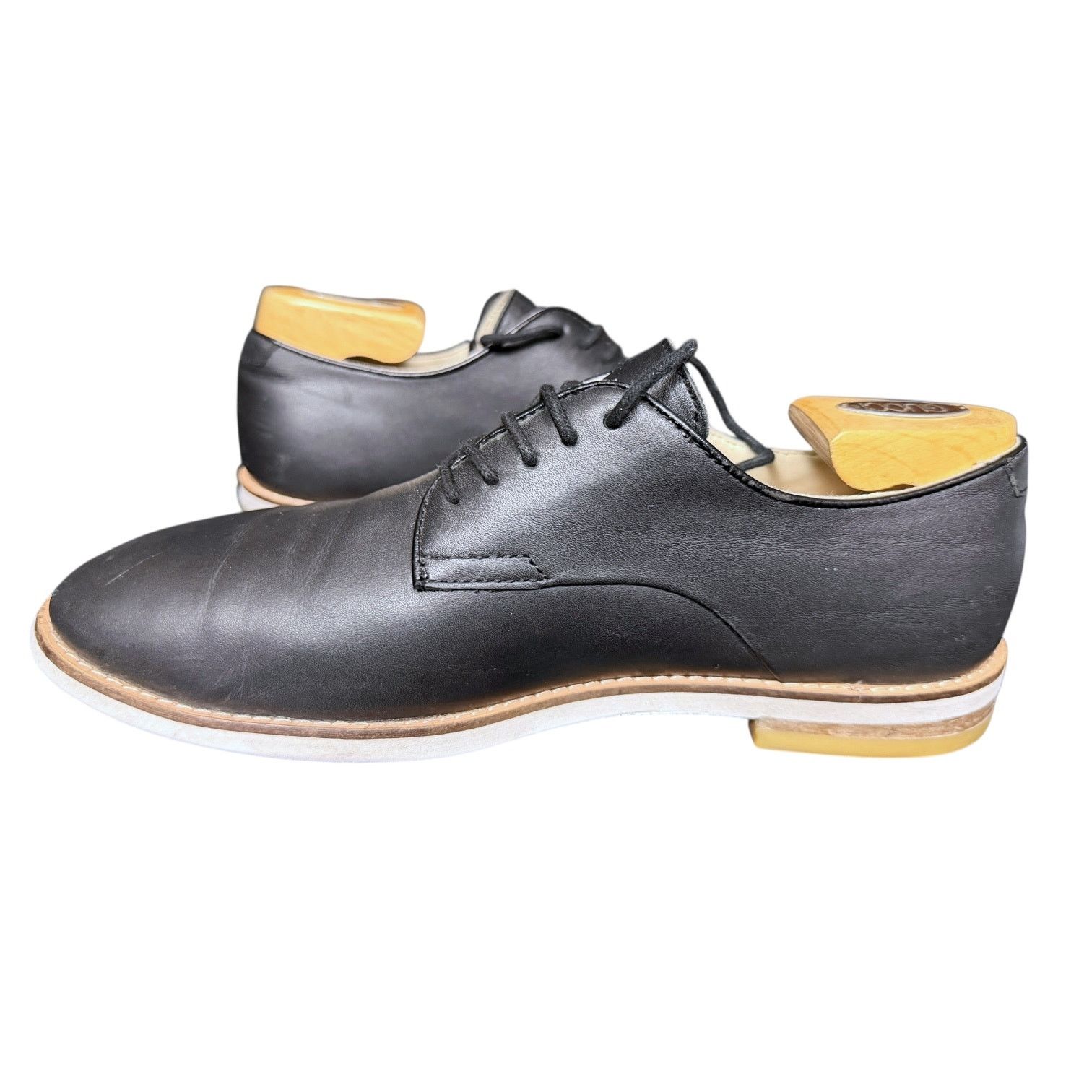 Calvin Klein Calvin Klein Men’s Oxford Black Work Dress Shoes Men's US 9 Size US 9 / EU 42 - 4 Thumbnail