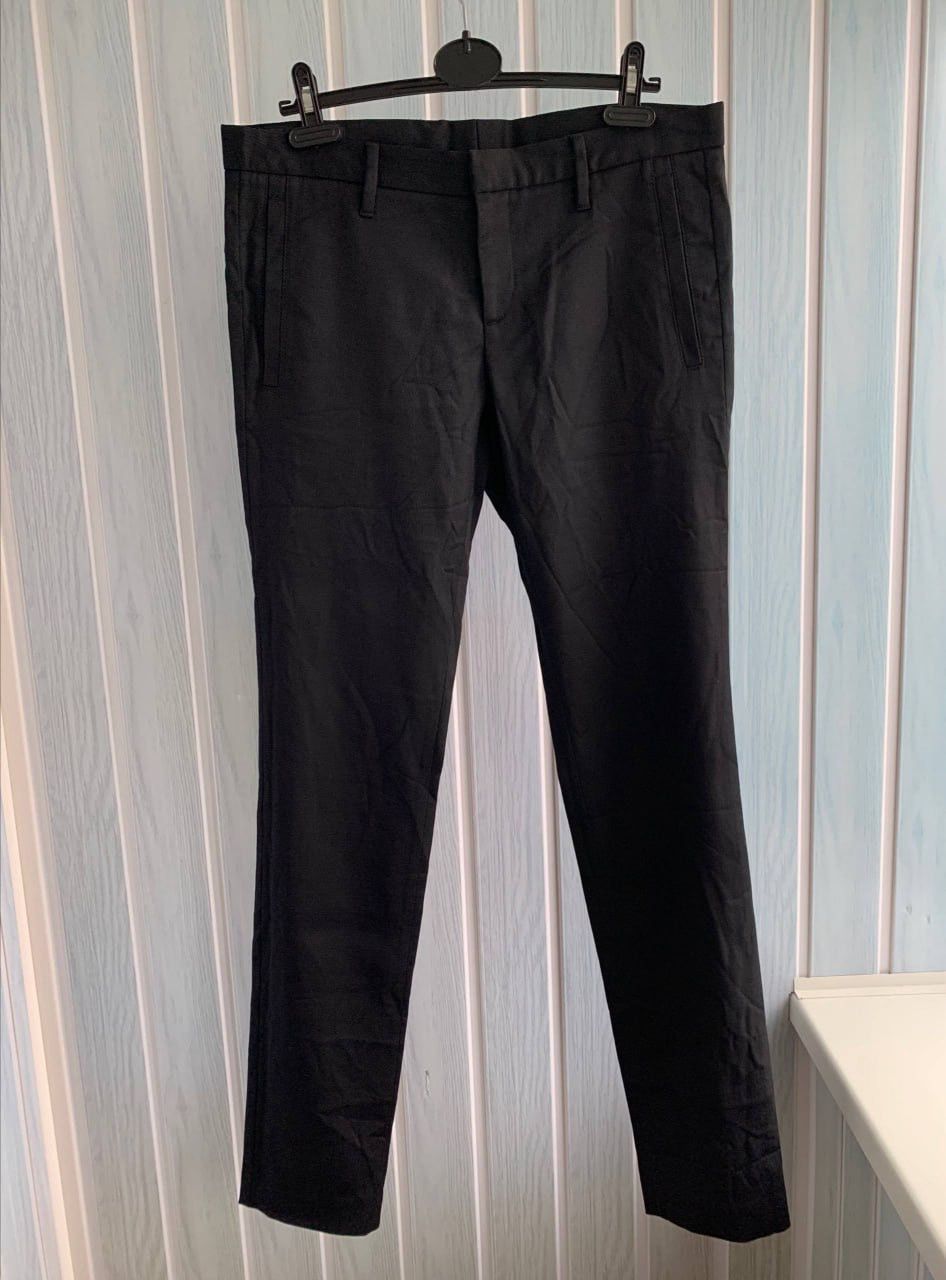 Gucci Vintage Gucci Black Wool Polyamide Knit Men Skinny Trousers Size US 36 / EU 52 - 1 Thumbnail