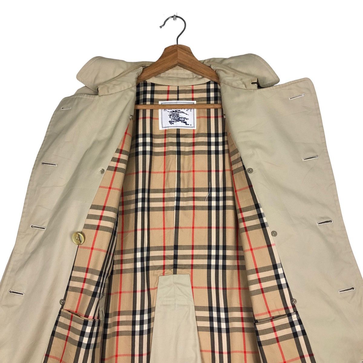 Burberry 🔥Bondage Design Parachute Vintage Burberrys Long Jacket Size US M / EU 48-50 / 2 - 13 Thumbnail