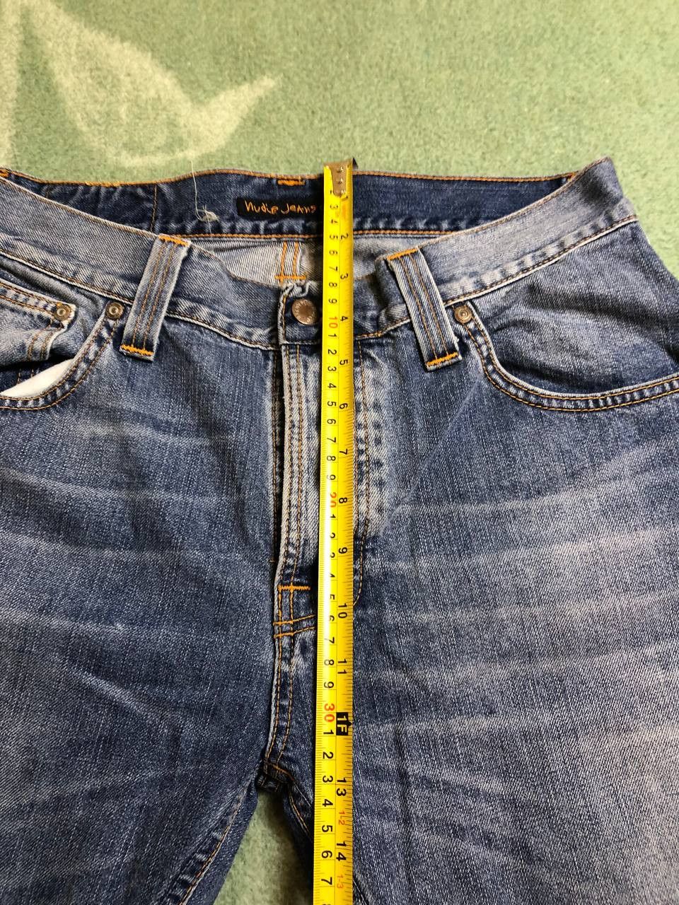 Nudie Jeans NUDIE Denim Blue Wash Straight Leg Jeans Size US 31 - 9 Thumbnail