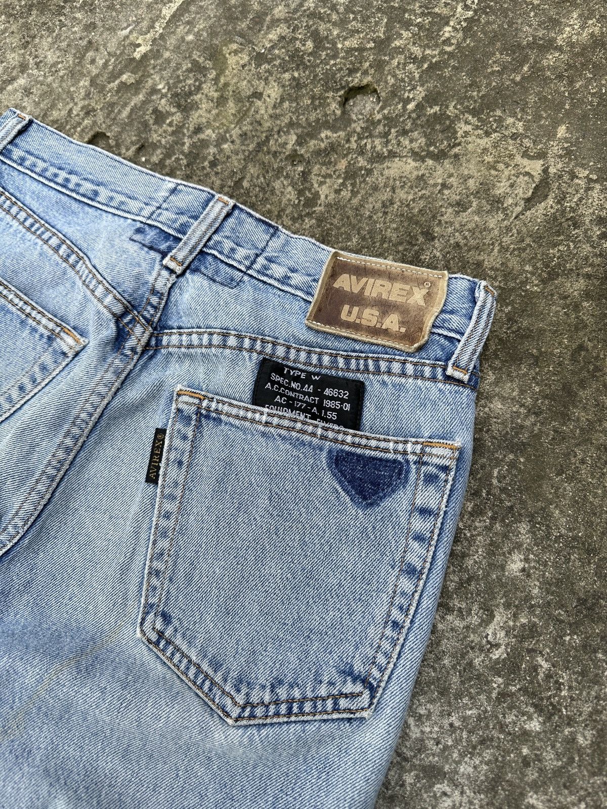 Avirex × Vintage Vintage Avirex Jeans Casual Streetwear USA Baggy Rare Hype Size US 29 - 2 Thumbnail