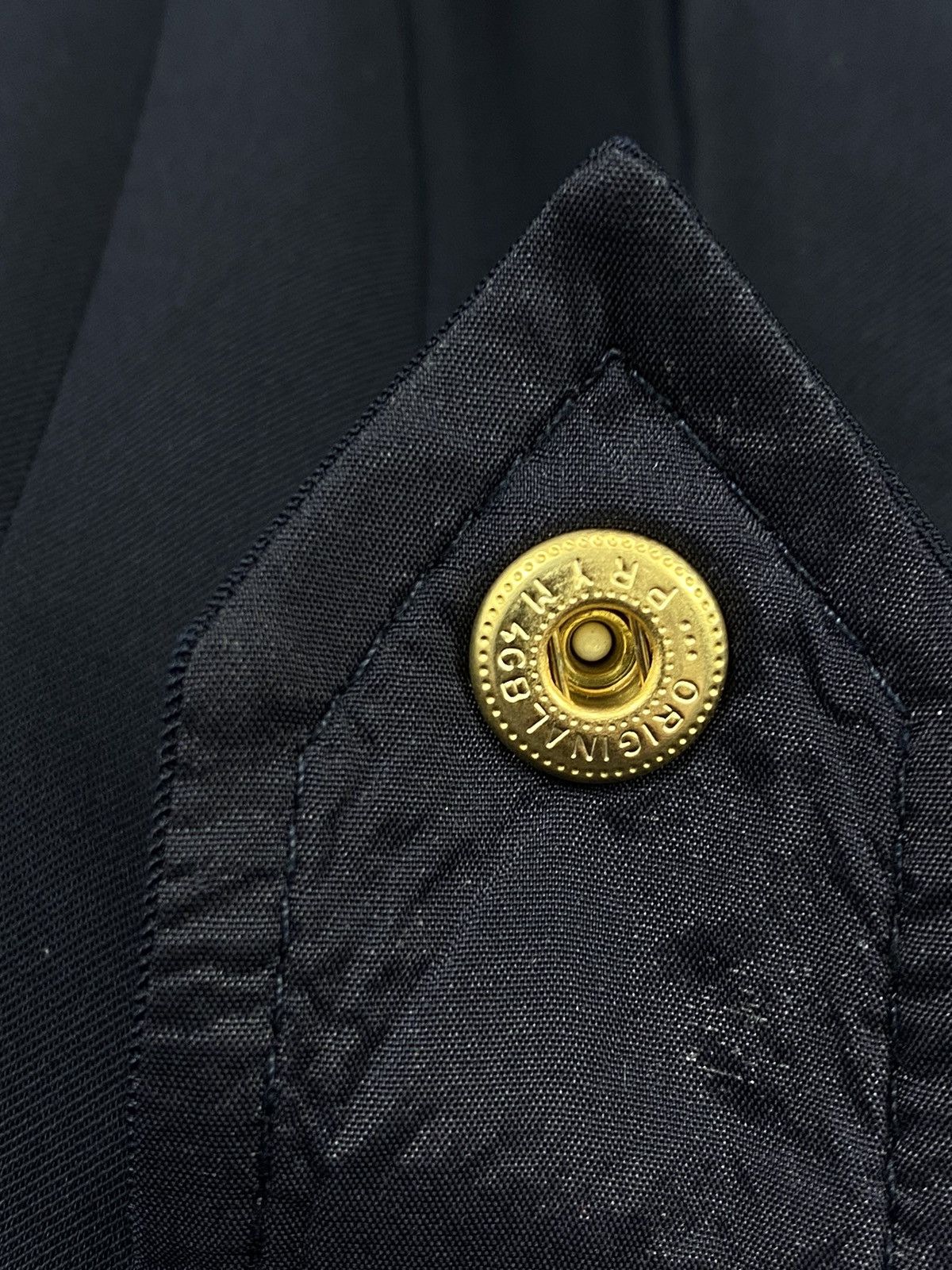 Escada 🔥LASTDROP🔥 Escada Shiny Navy Blue Gold Buttons Fitted Jacker Size S / US 4 / IT 40 - 9 Thumbnail