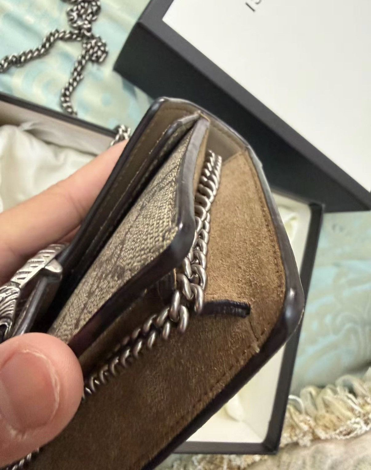 Gucci Gucci Dionysus mini chain shoulder/crossbody bag Size ONE SIZE - 4 Thumbnail