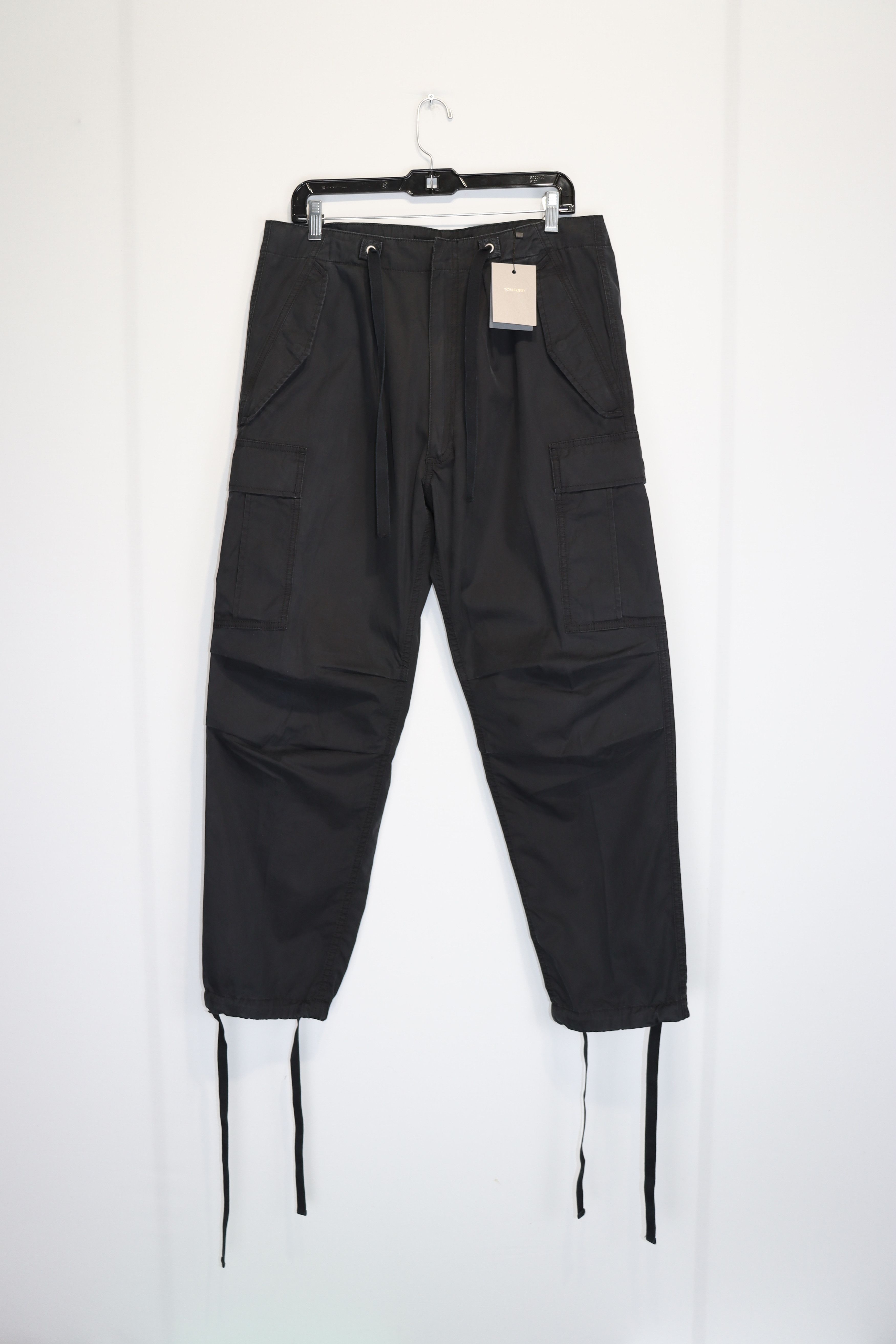 Tom Ford o1rshd1 Campionario Loose Trousers / Pants in Black Size US 32 / EU 48 - 1 Thumbnail