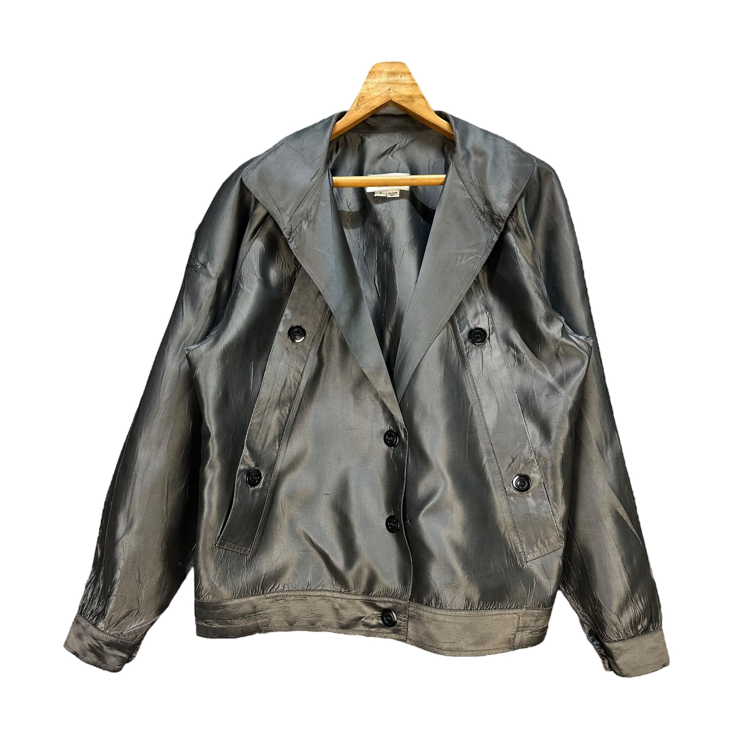 Vintage 90's SUSANNA BEVERLY HILLS Shiny Grey Jacket #A75-1812 Size S / US 4 / IT 40 - 1 Thumbnail