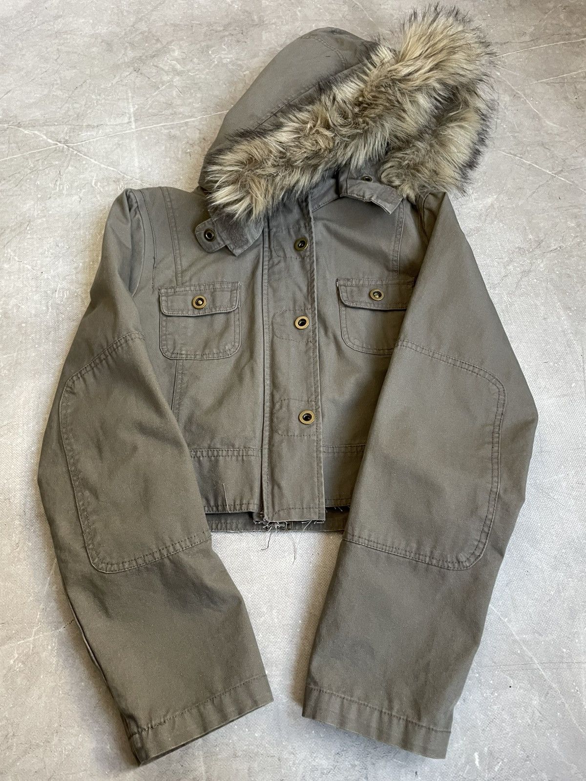 Junya Watanabe Junya Watanabe style cropped fur hood jacket y2k Size US M / EU 48-50 / 2 - 8 Thumbnail