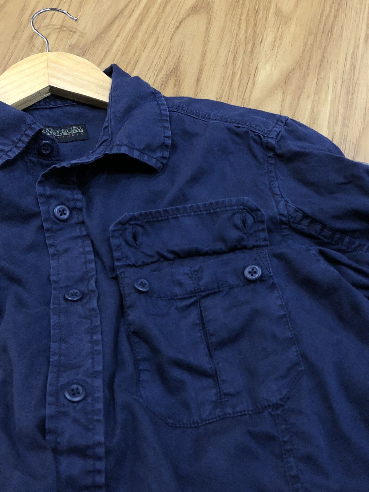 Napapijri Napapijri Geographic Double Button Pocket L/S Button Up Size US M / EU 48-50 / 2 - 8 Thumbnail