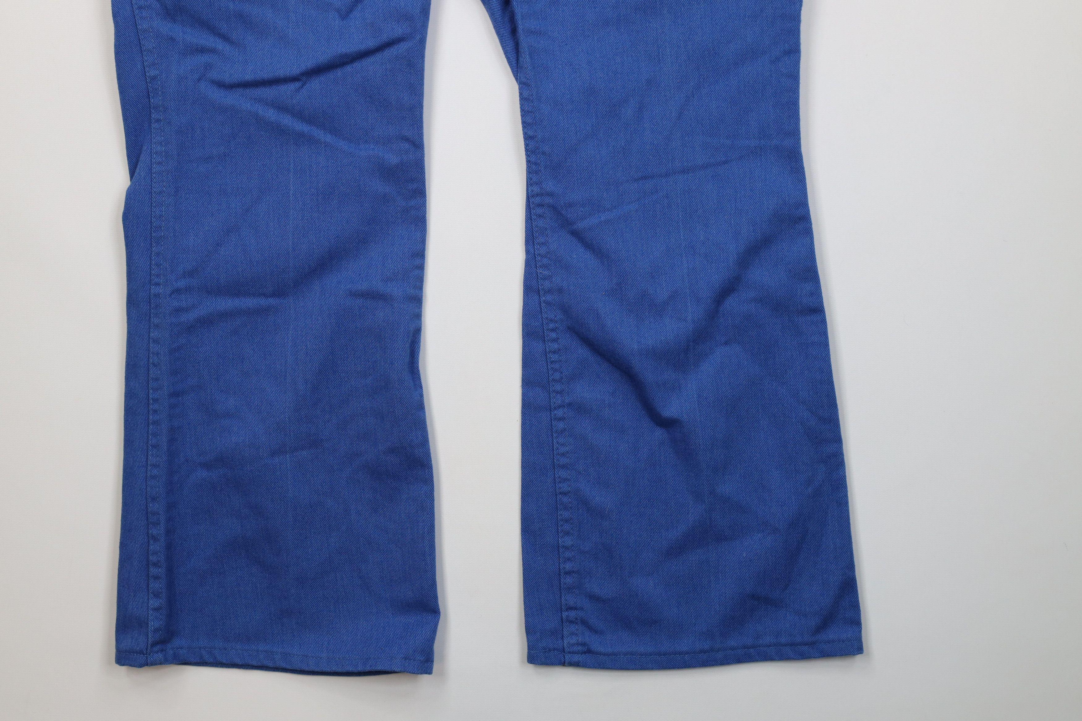 Dickies Vintage 60s 70s Dickies Bell Bottoms Denim Jeans Blue USA Size US 40 / EU 56 - 5 Thumbnail