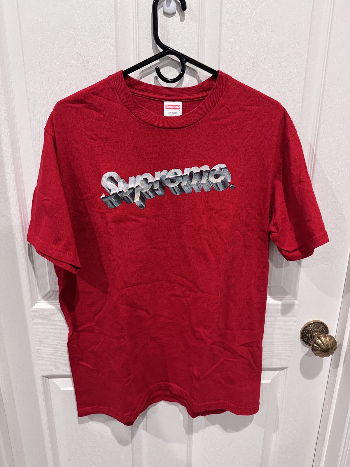 Supreme Chrome Logo T(Mサイズ) Supreme Chrome Logo Tee (SS20) - $38