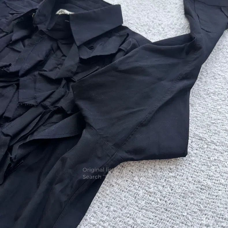 Comme des Garcons Comme des Garcons Cotton Lace-Trim Shirt Size M / US 6-8 / IT 42-44 - 7 Thumbnail