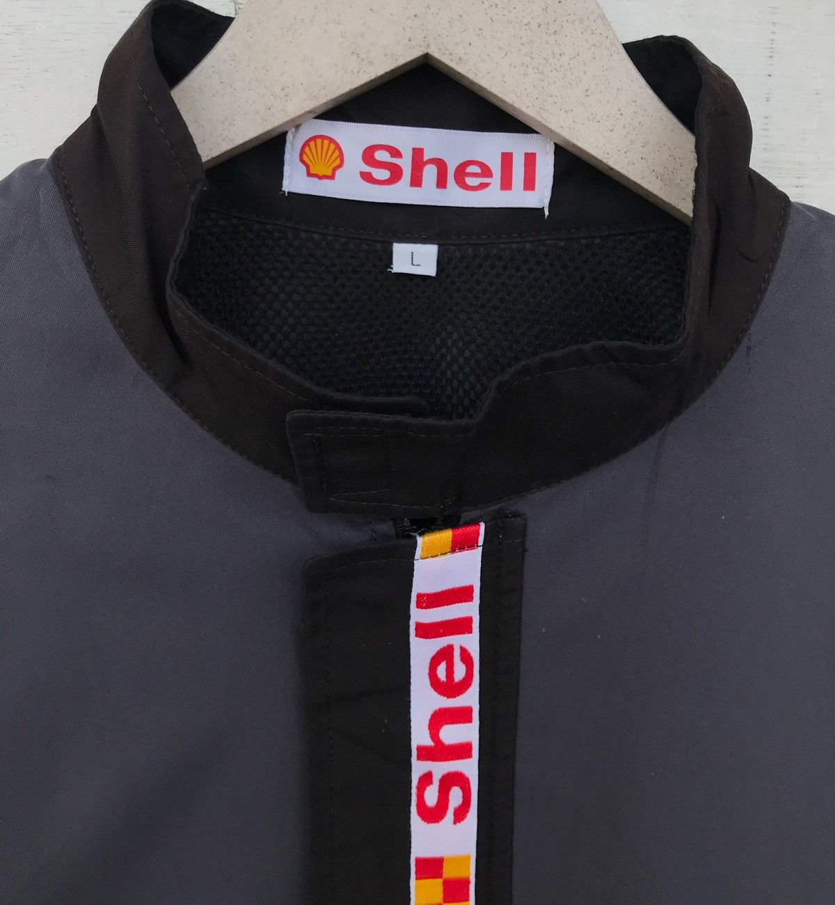 Japanese Brand × Vintage Vintage SHELL full Zip Jacket Size US L / EU 52-54 / 3 - 6 Thumbnail