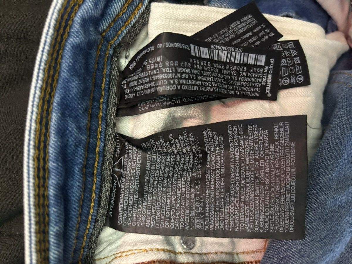 Zara Zara WAXED Skinny Jeans Size US 31 - 6 Thumbnail