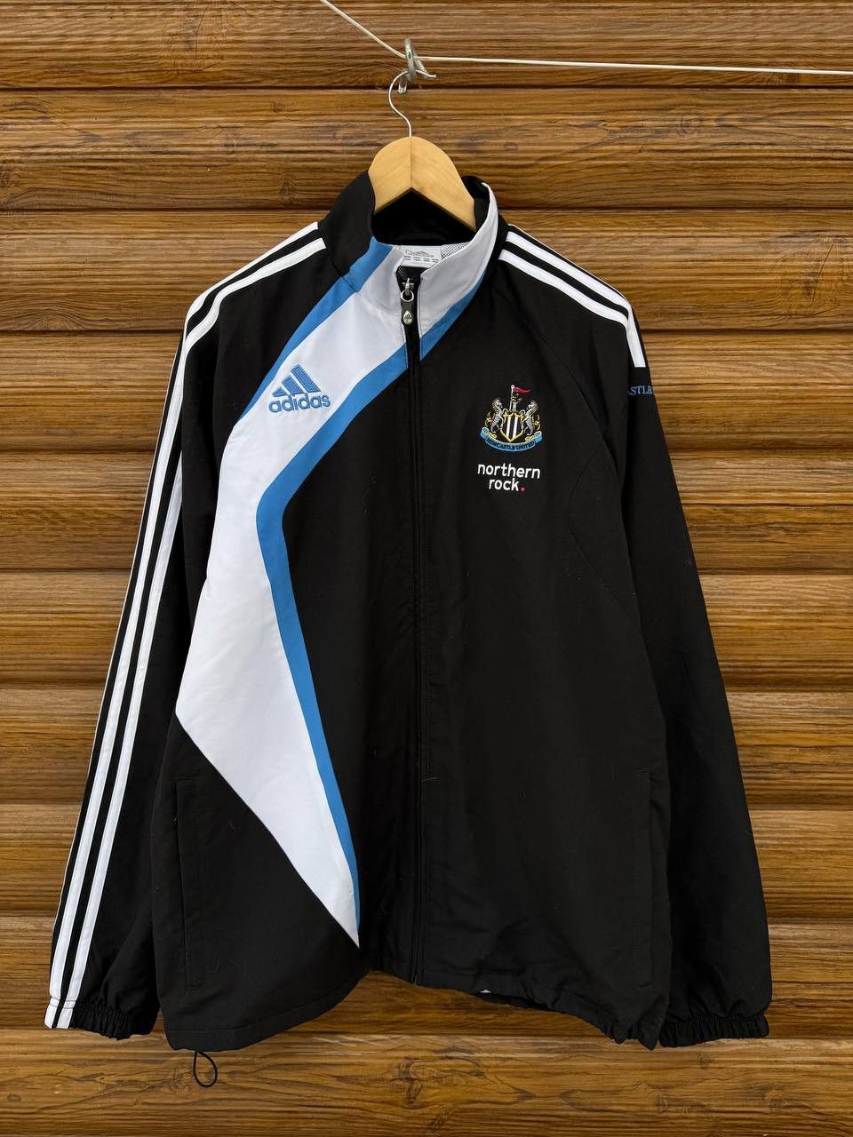 Adidas Vintage Adidas Newcastle United Football Jacket Soccer Size US S / EU 44-46 / 1 - 1 Thumbnail