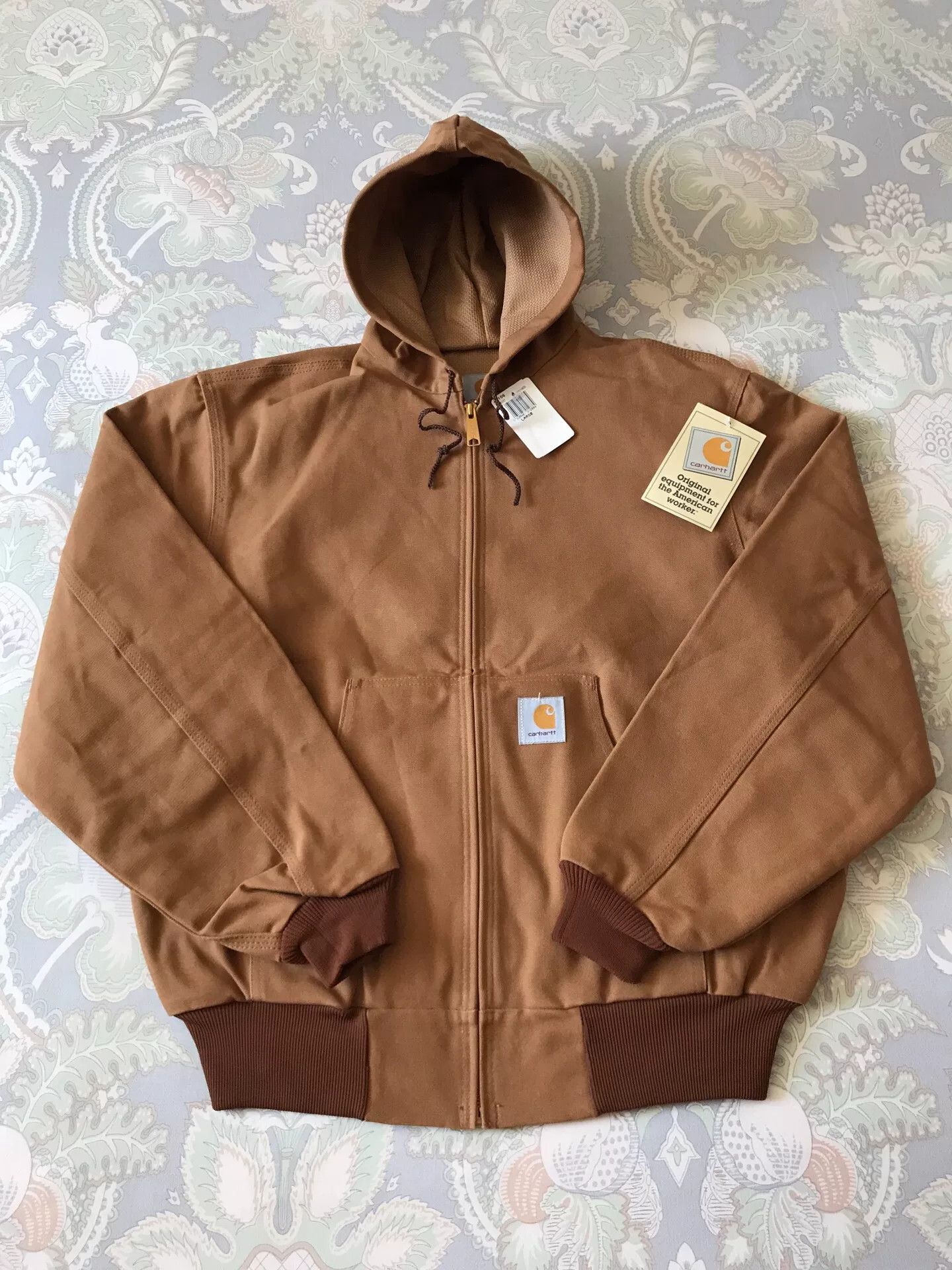 Carhartt 90s Carhartt JR106 Canvas Hooded Jacket Size US L / EU 52-54 / 3 - 1 Thumbnail