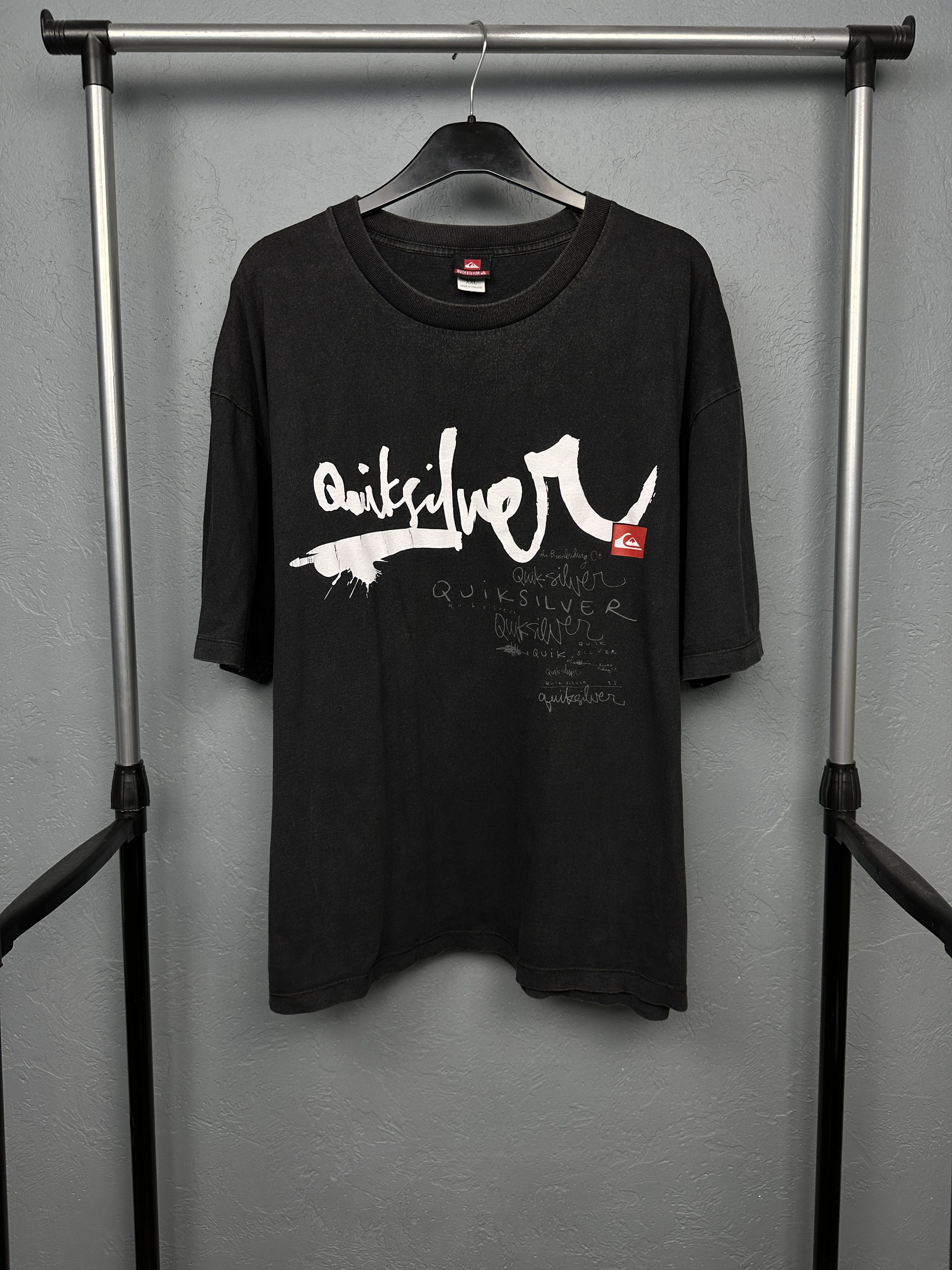 Quiksilver Quicksilver 90s Vintage Mens T-Shirt Surf style Size US XXL / EU 58 / 5 - 1 Thumbnail