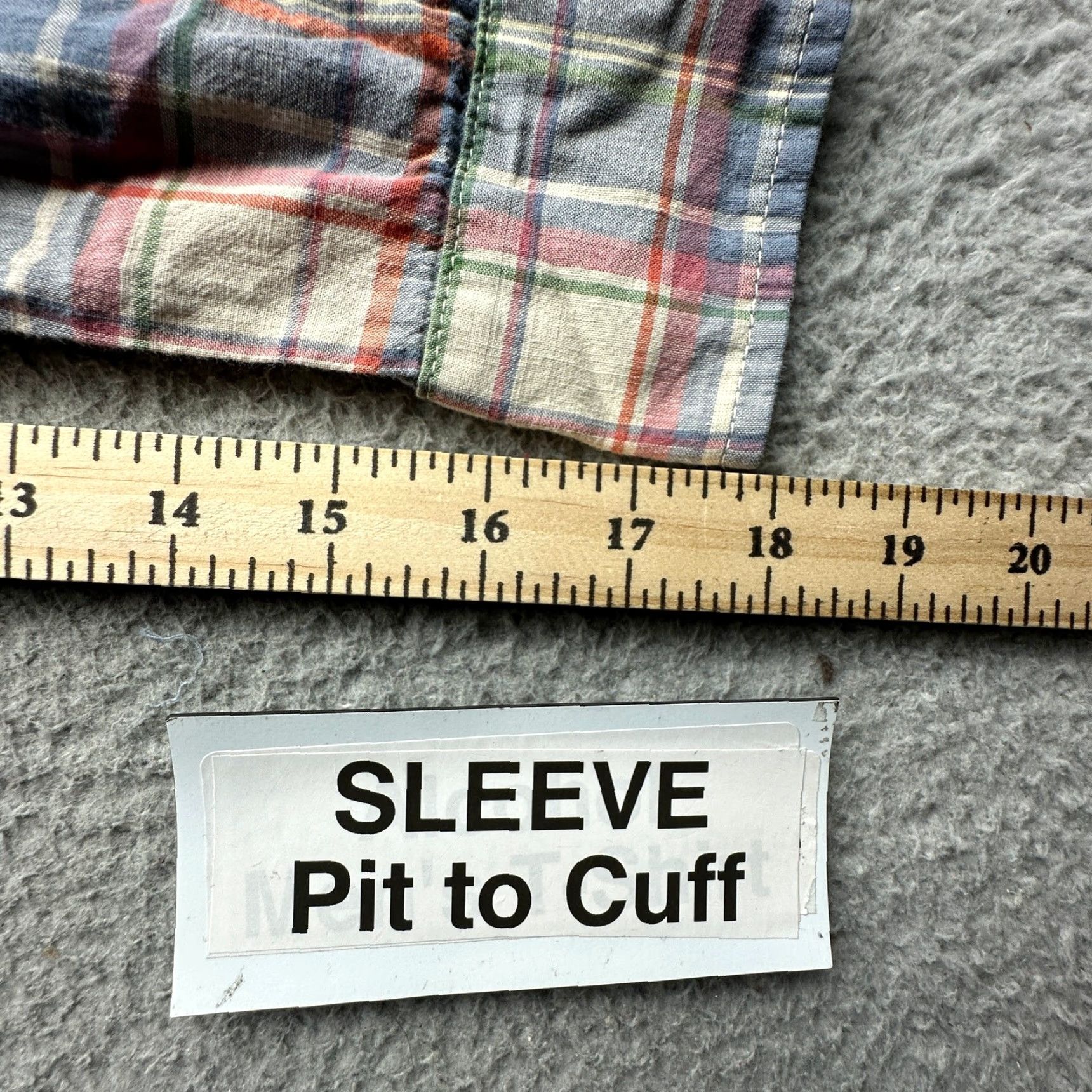 Vintage Current/Elliott The Perfect Shirt Canyon Plaid Button Shirt Large Long Sleeve Blue Mens? Womens? Size L / US 10 / IT 46 - 6 Thumbnail