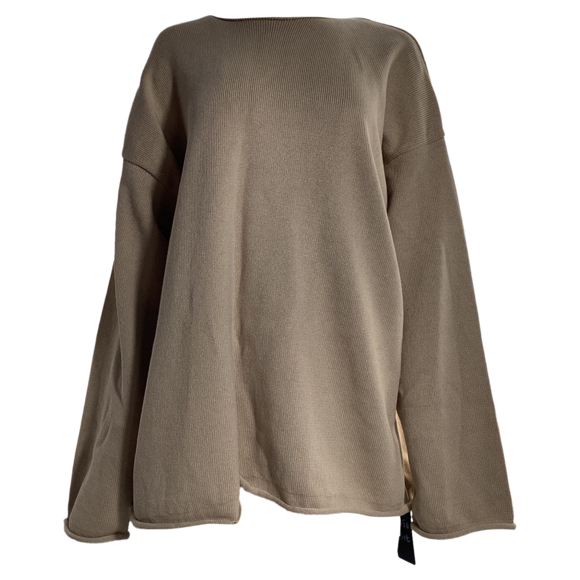 The Row The Row Oversized Sweater in Brown Cotton Size S / US 4 / IT 40 - 1 Thumbnail
