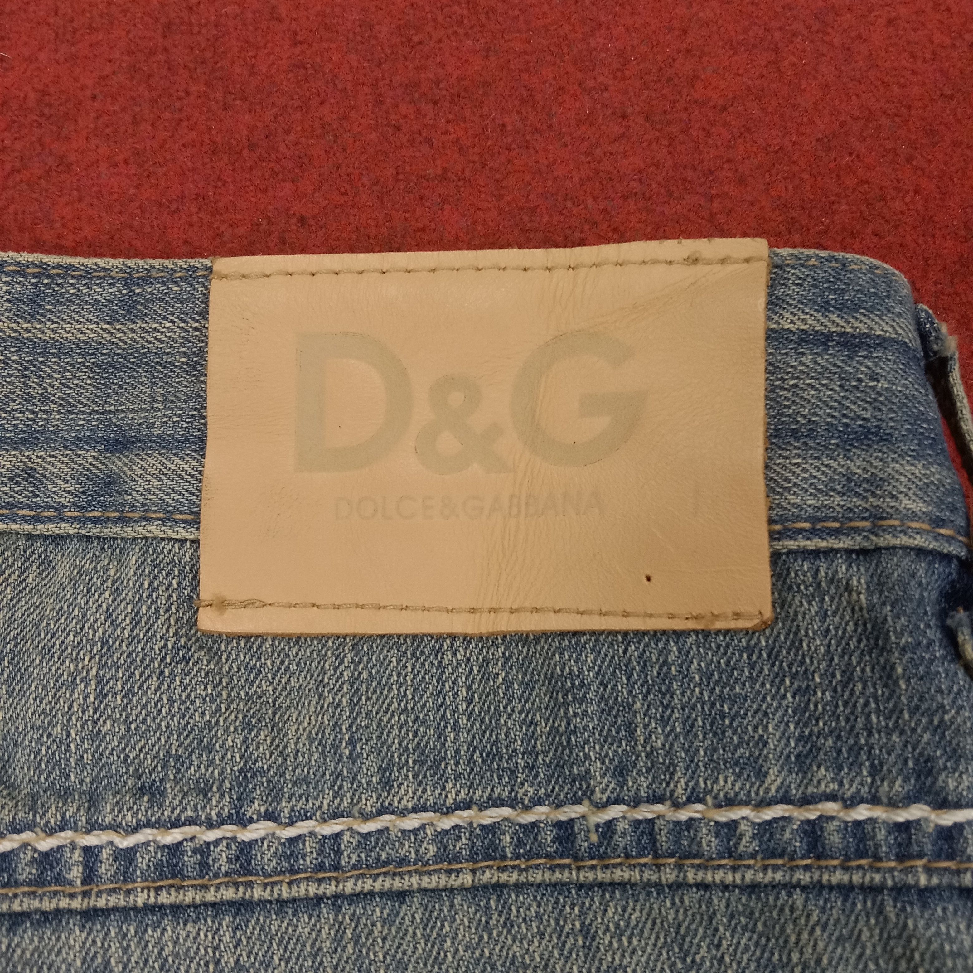 Dolce & Gabbana × Vintage Dolce & Gabbana Fashion Style Streetwear Distressed Jeans Size US 33 - 15 Thumbnail