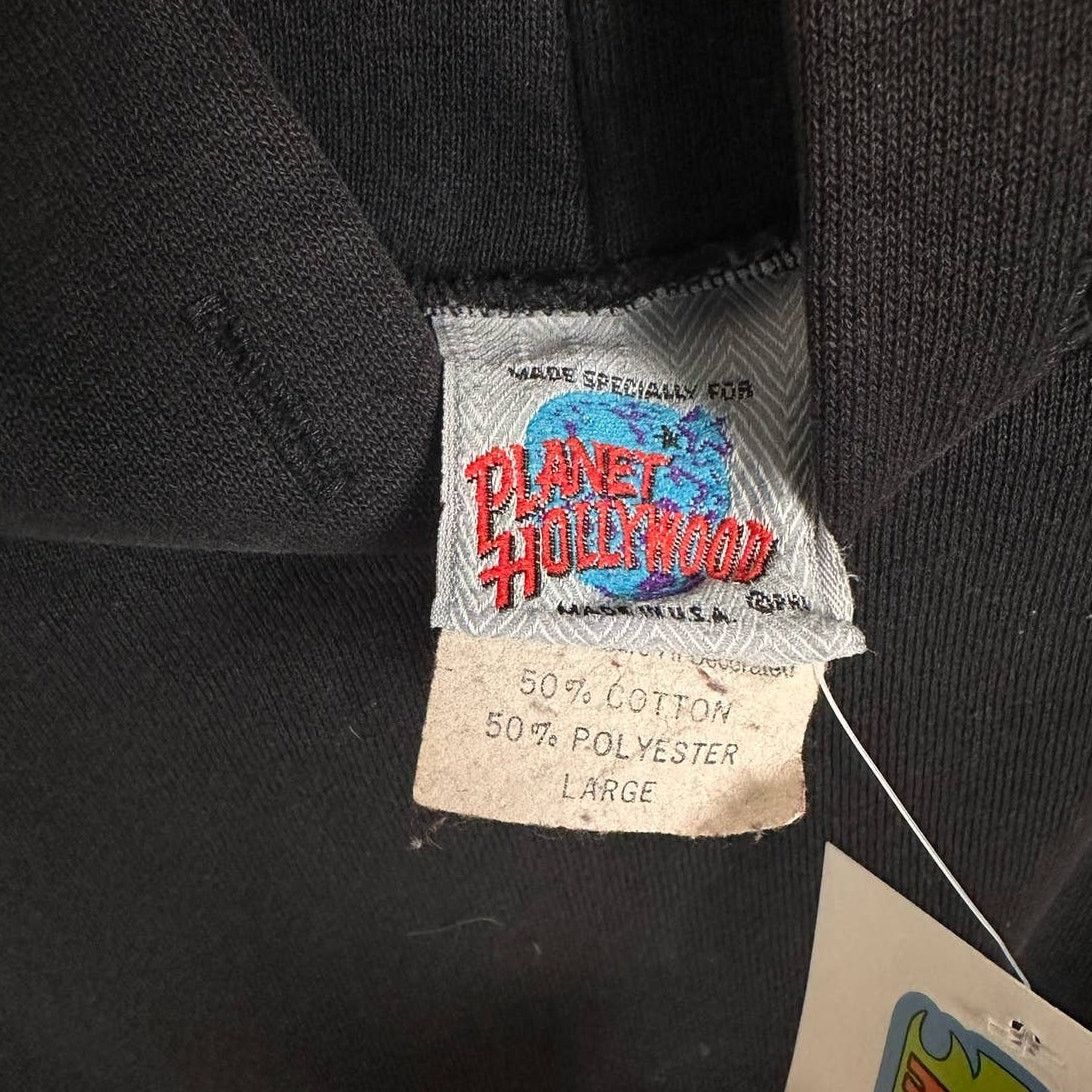 Planet Hollywood × Vintage Vintage Planet Hollywood Hoodie Sweatshirt Sz L Black Logo Size US L / EU 52-54 / 3 - 7 Thumbnail