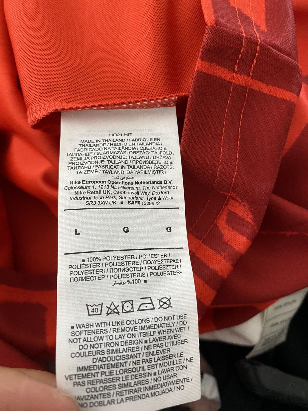 Nike Nike x Galatasaray Pre-match football Jersey L rare y2k Size US L / EU 52-54 / 3 - 10 Thumbnail