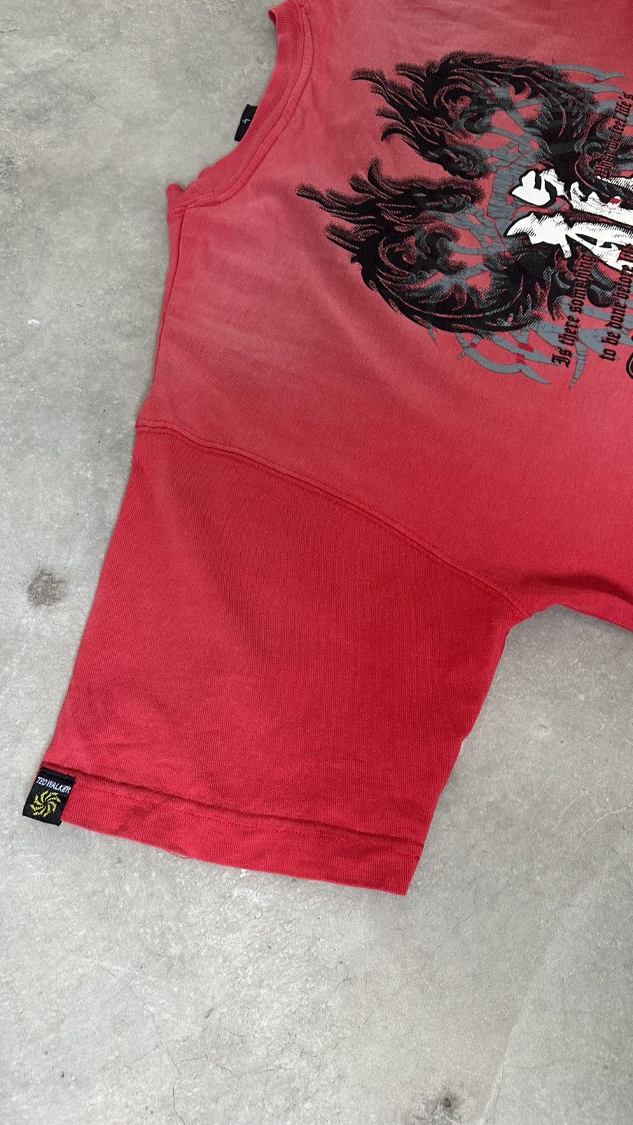 Japanese Brand VINTAGE TED WALKER TWIN POWER DRAGON JAPAN TEE Size US L / EU 52-54 / 3 - 8 Thumbnail