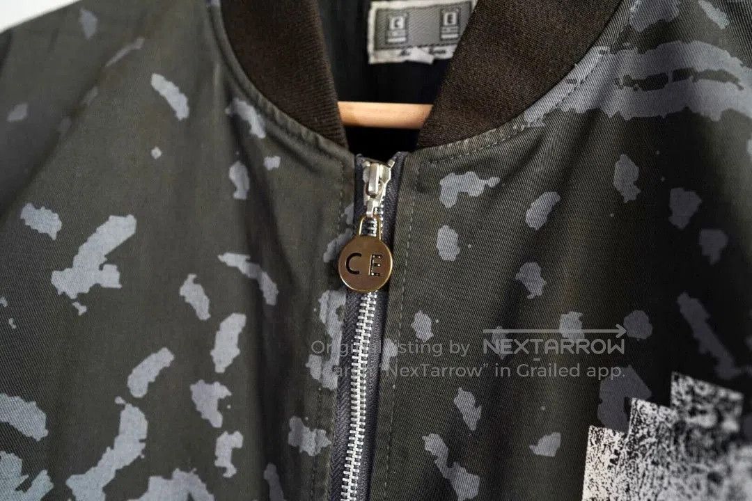 Cav Empt Black Camo Print Bomber Jacket Size L. Size US L / EU 52-54 / 3 - 3 Thumbnail