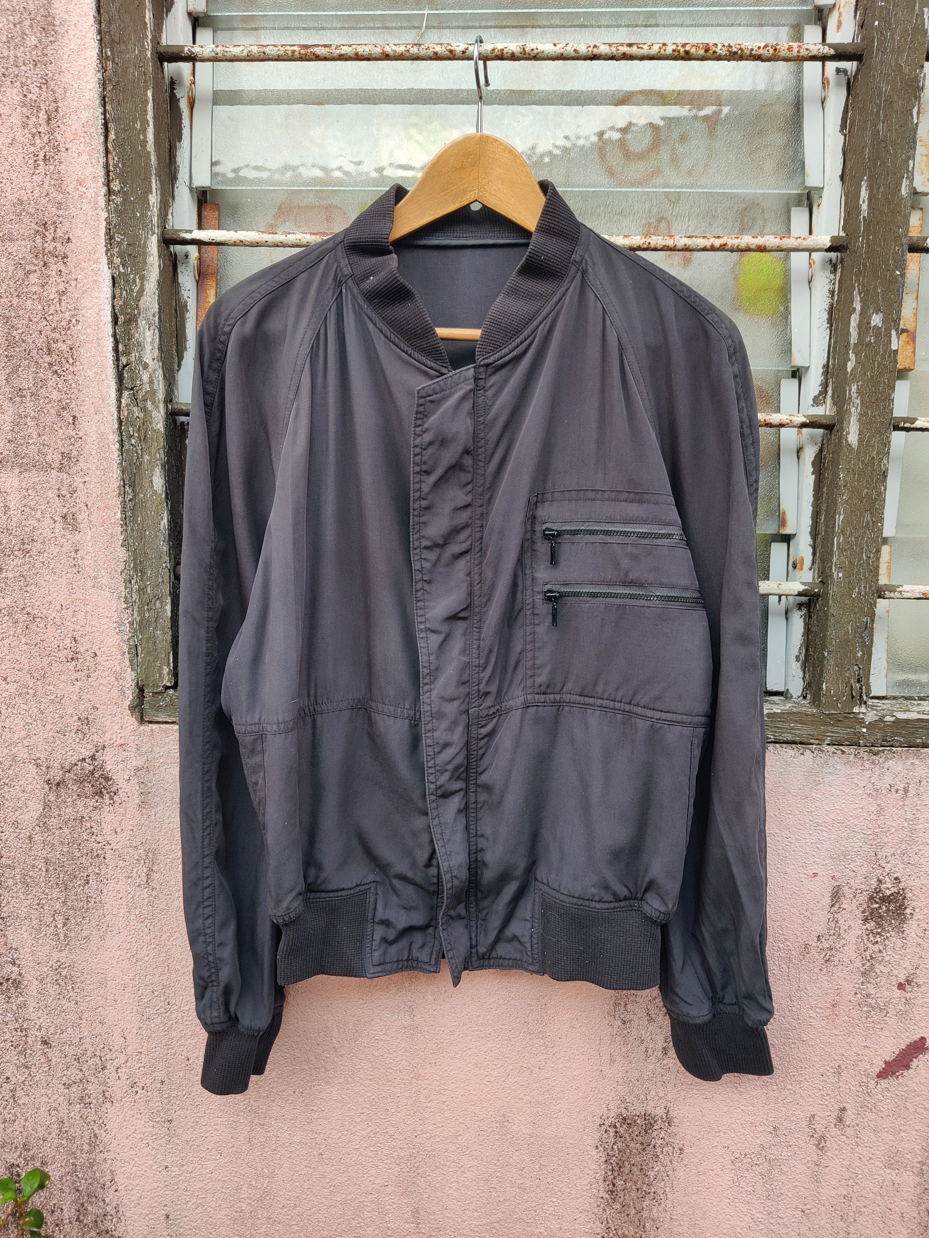 Vintage Mr. junko Koshino Rayon ISSEY Spell Out Jacket