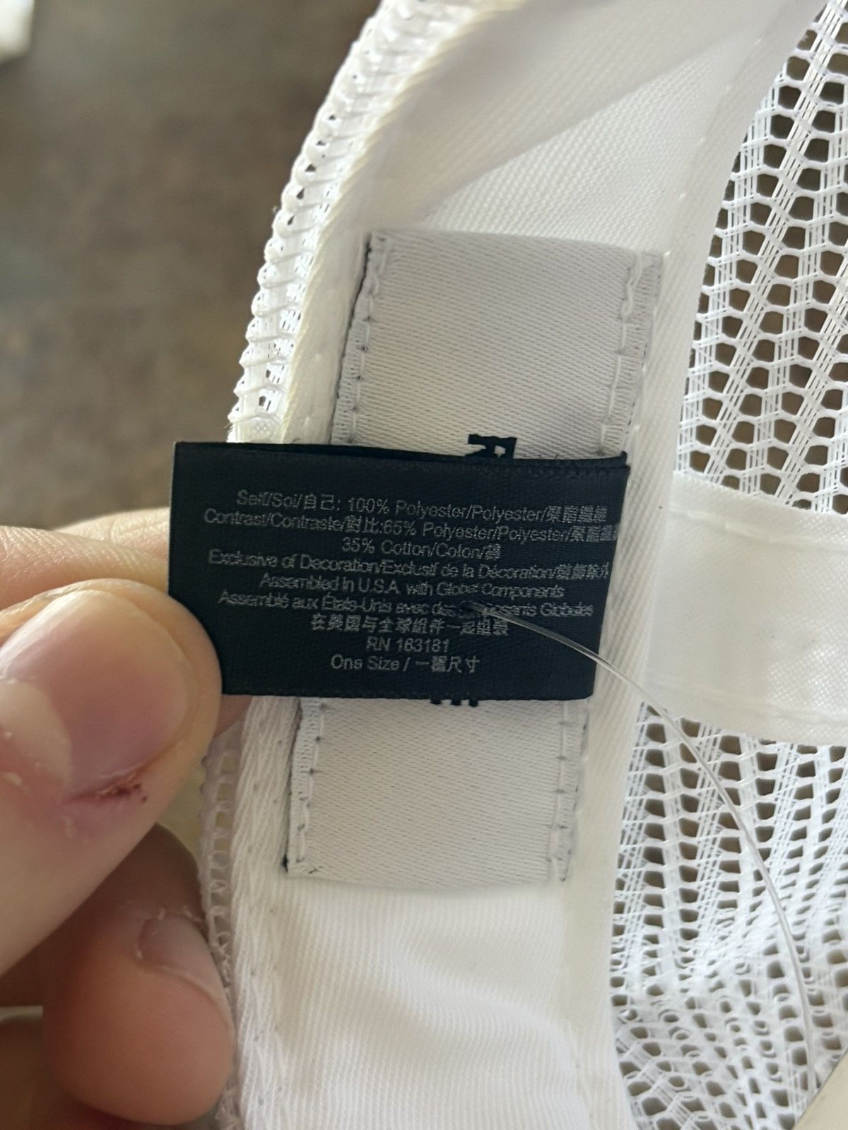 Rhude Rhude Mesh Trucker New with tags Size ONE SIZE - 3 Thumbnail