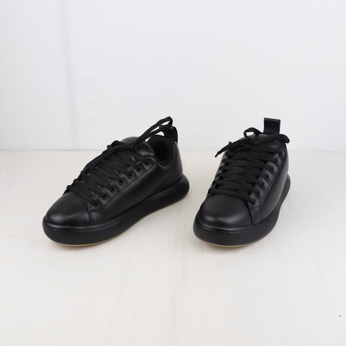 Bottega Veneta o1rshd1 Tennis Calf Leather Sneakers in Black Size US 10 / EU 43 - 7 Thumbnail