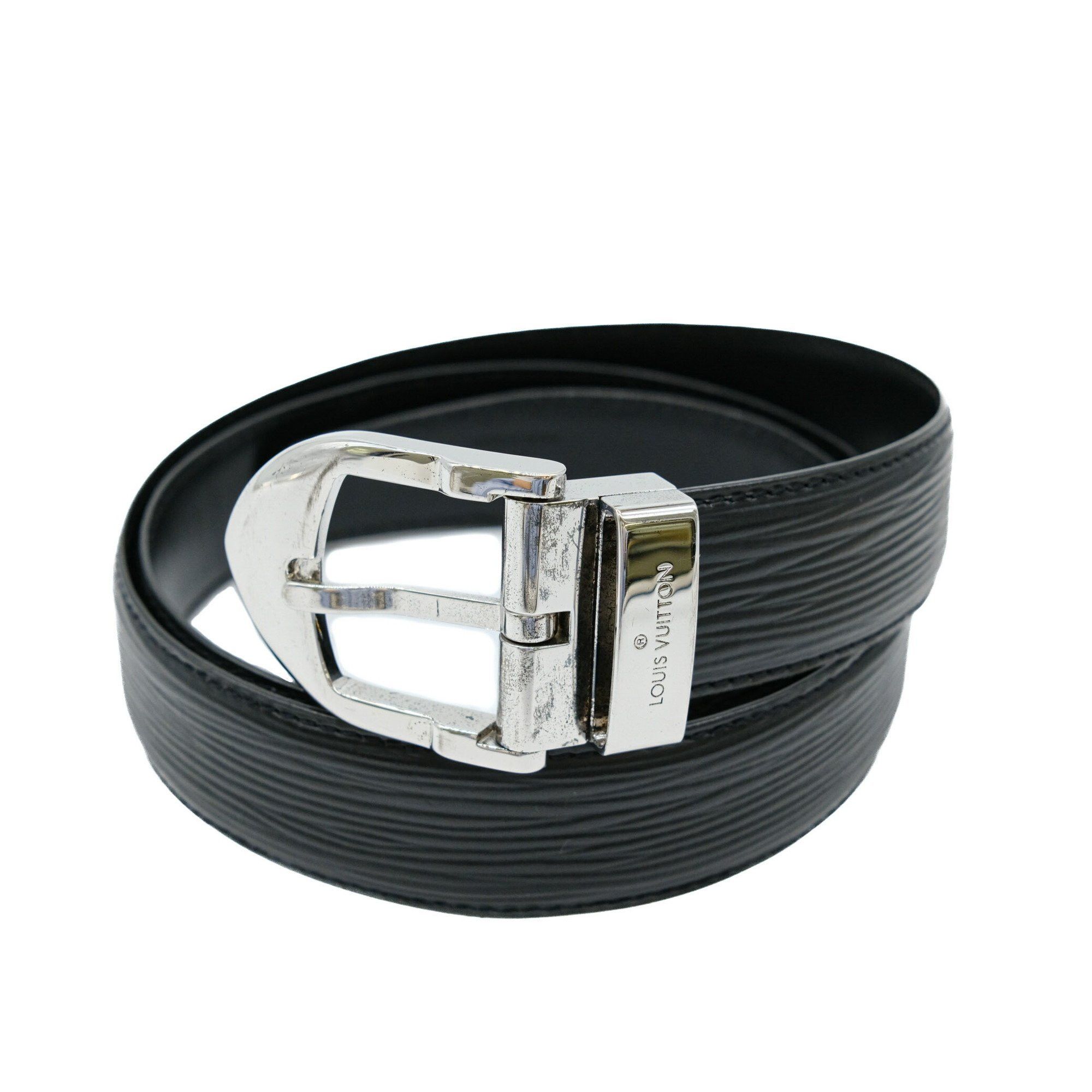 Louis Vuitton LOUIS VUITTON Epi Santur Classic Belt for Men, Noir, Black, 110, 44, #110, M6833 Size ONE SIZE - 1 Thumbnail