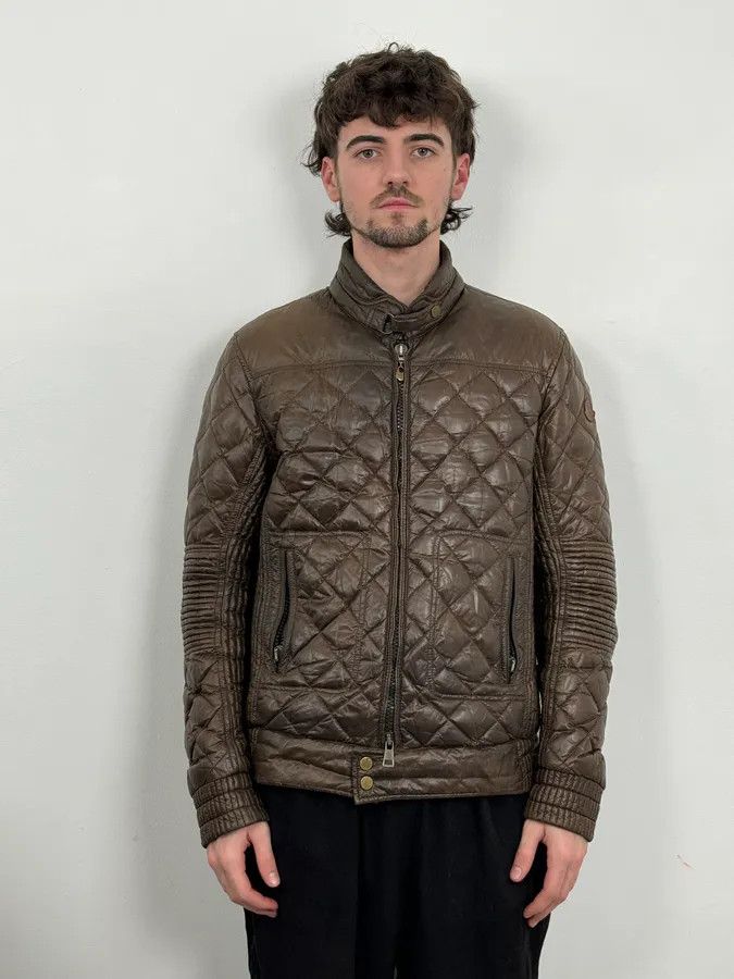 Moncler 2000s Moncler Brown Quilted Puffer Jacket Size US M / EU 48-50 / 2 - 2 Thumbnail