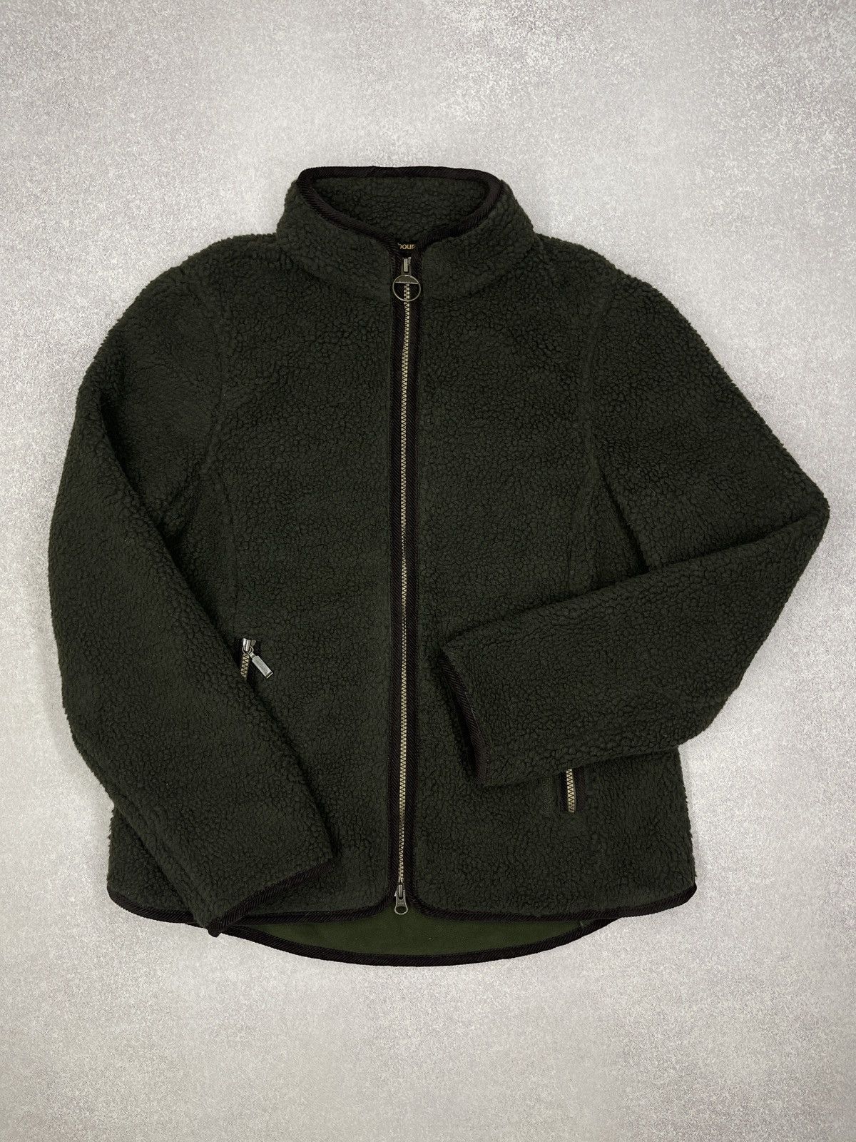 Barbour Barbour International Lavenham Fleece Jacket Khaki Sherpa Size M / US 6-8 / IT 42-44 - 5 Thumbnail