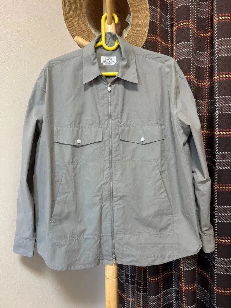 Hermes Hermes Gray Casual Shirt Jacket. Size US M / EU 48-50 / 2 - 1 Thumbnail
