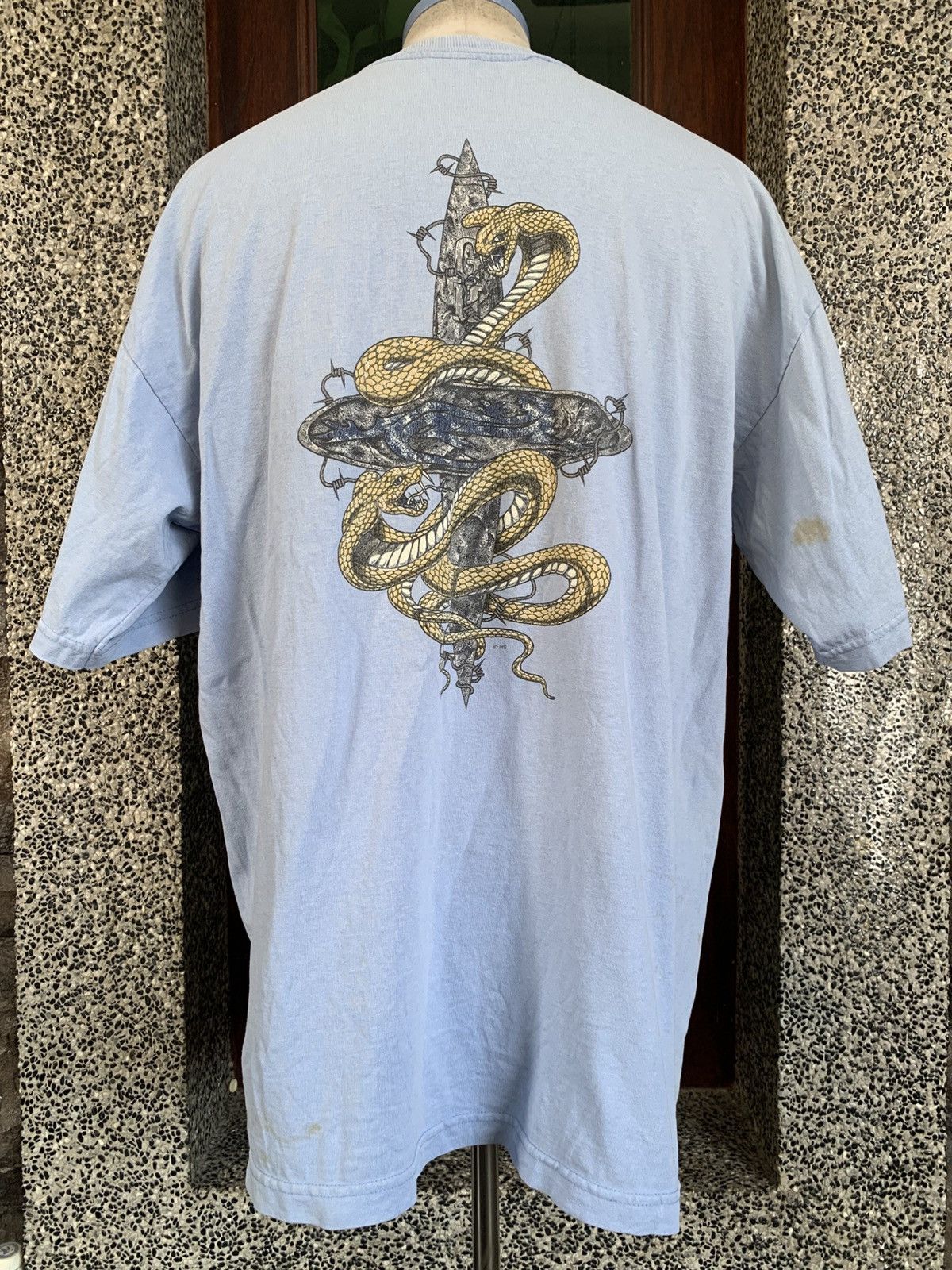 Vintage Vintage 90s Gecko Hawaii Surf / Surfing / Surfboards T shirt Size US XL / EU 56 / 4 - 1 Thumbnail