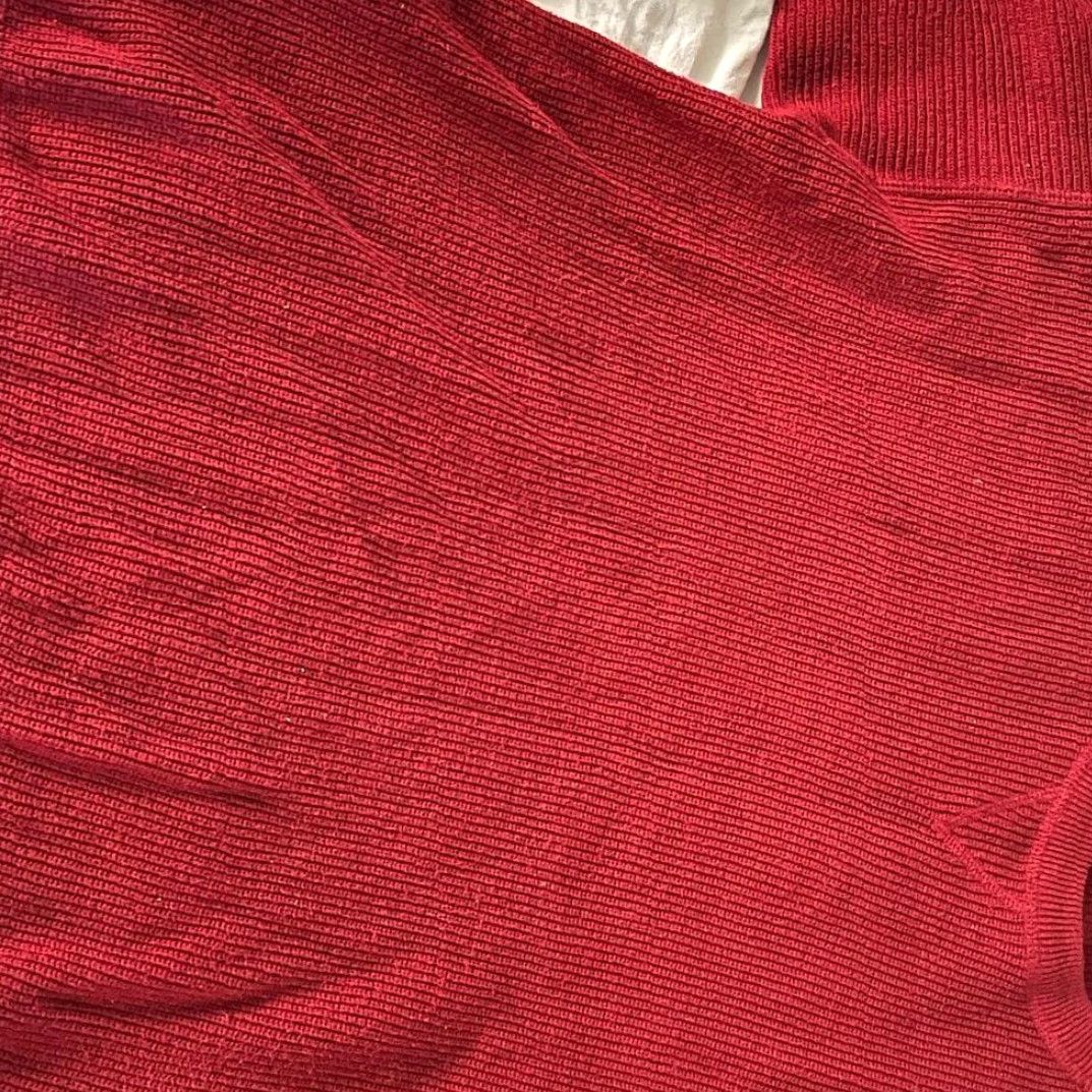 Eddie Bauer VINTAGE Eddie Bauer Mens Red Cotton Sweater USA Made 1980's Pullover Sweaterv? Size US M / EU 48-50 / 2 - 3 Thumbnail