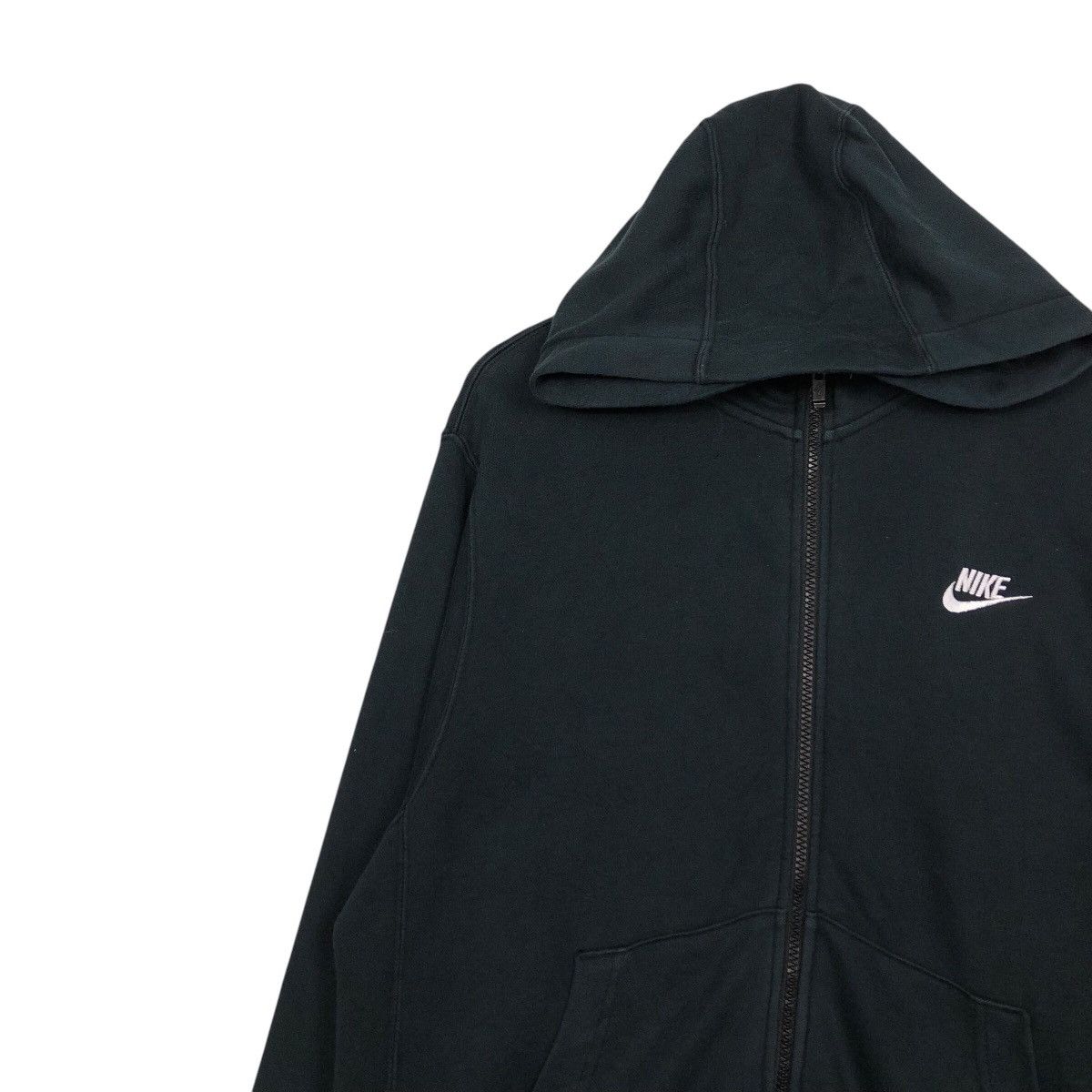 Nike 📌Vintage Zipper Hoodie Running Nike Jacket Rich Black Size US L / EU 52-54 / 3 - 8 Thumbnail