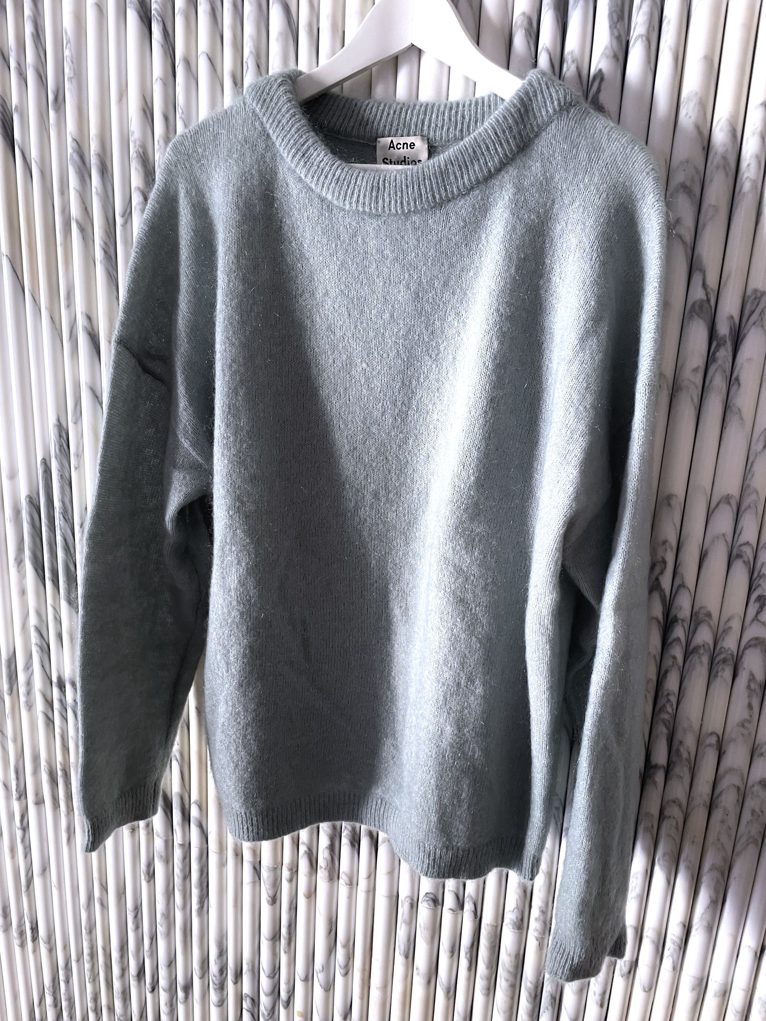 Acne Studios TIFFANY BLUE MOHAIR SLOUCHY SWEATER Size US L / EU 52-54 / 3 - 4 Thumbnail