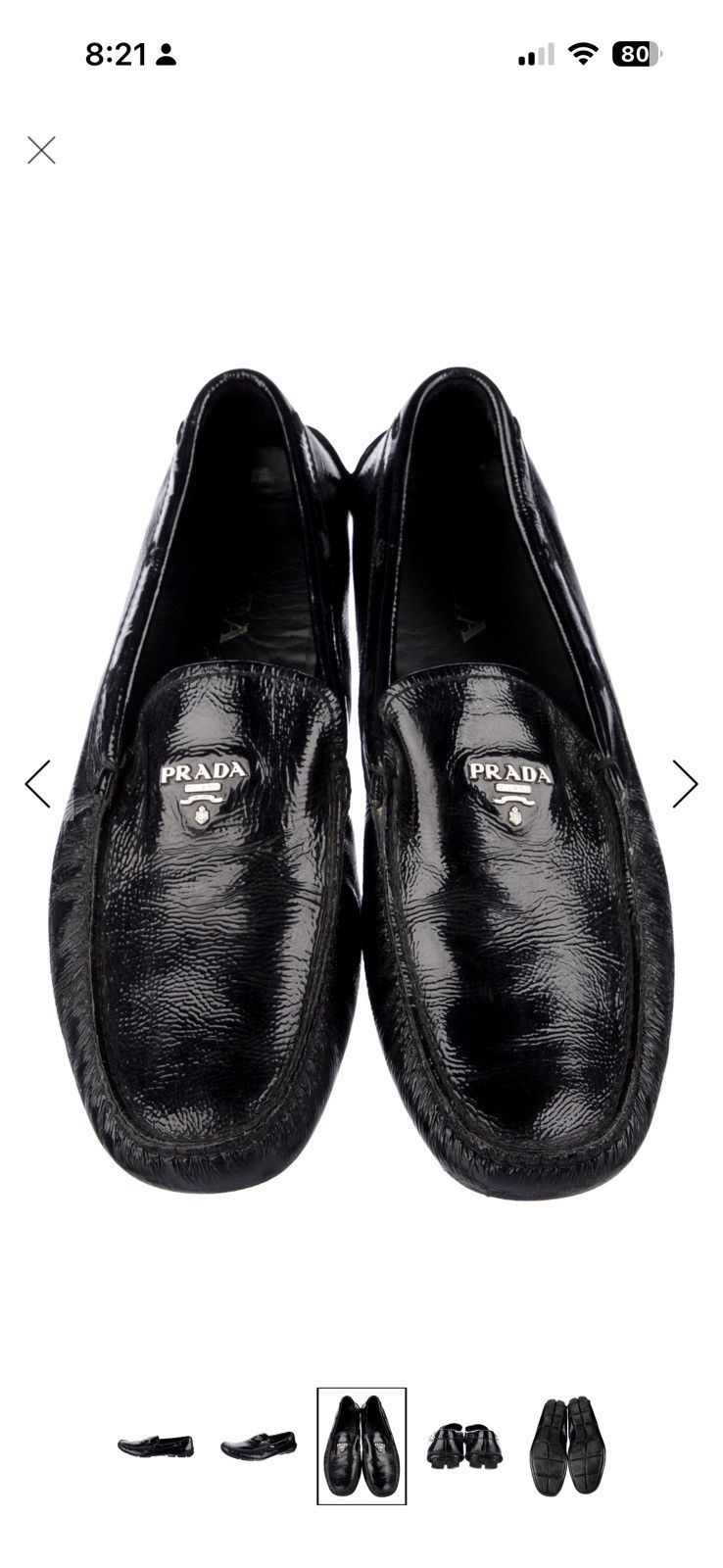 Prada Prada Leather Drivers excellent condition Size US 10 / EU 43 - 1 Thumbnail