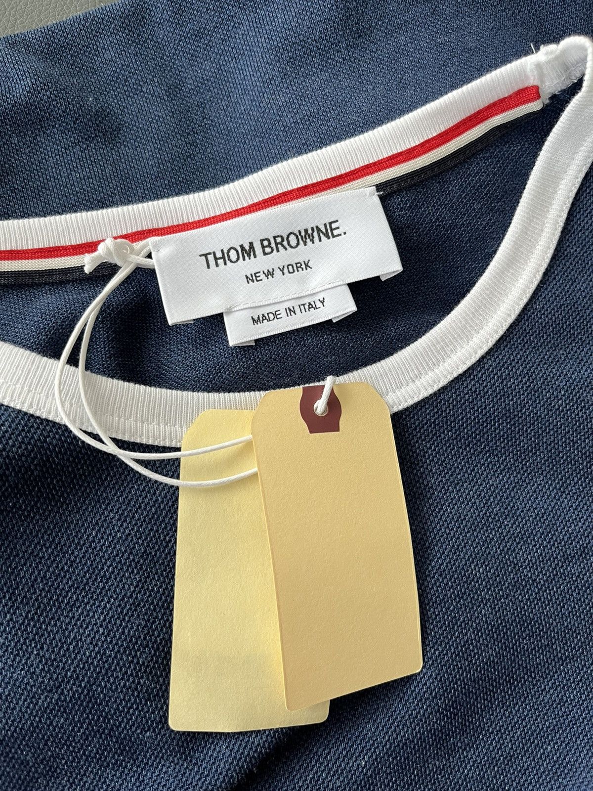 Thom Browne Runway Brand New Iconic Thom Browne Logo Tee T-Shirt Size US XXL / EU 58 / 5 - 4 Thumbnail
