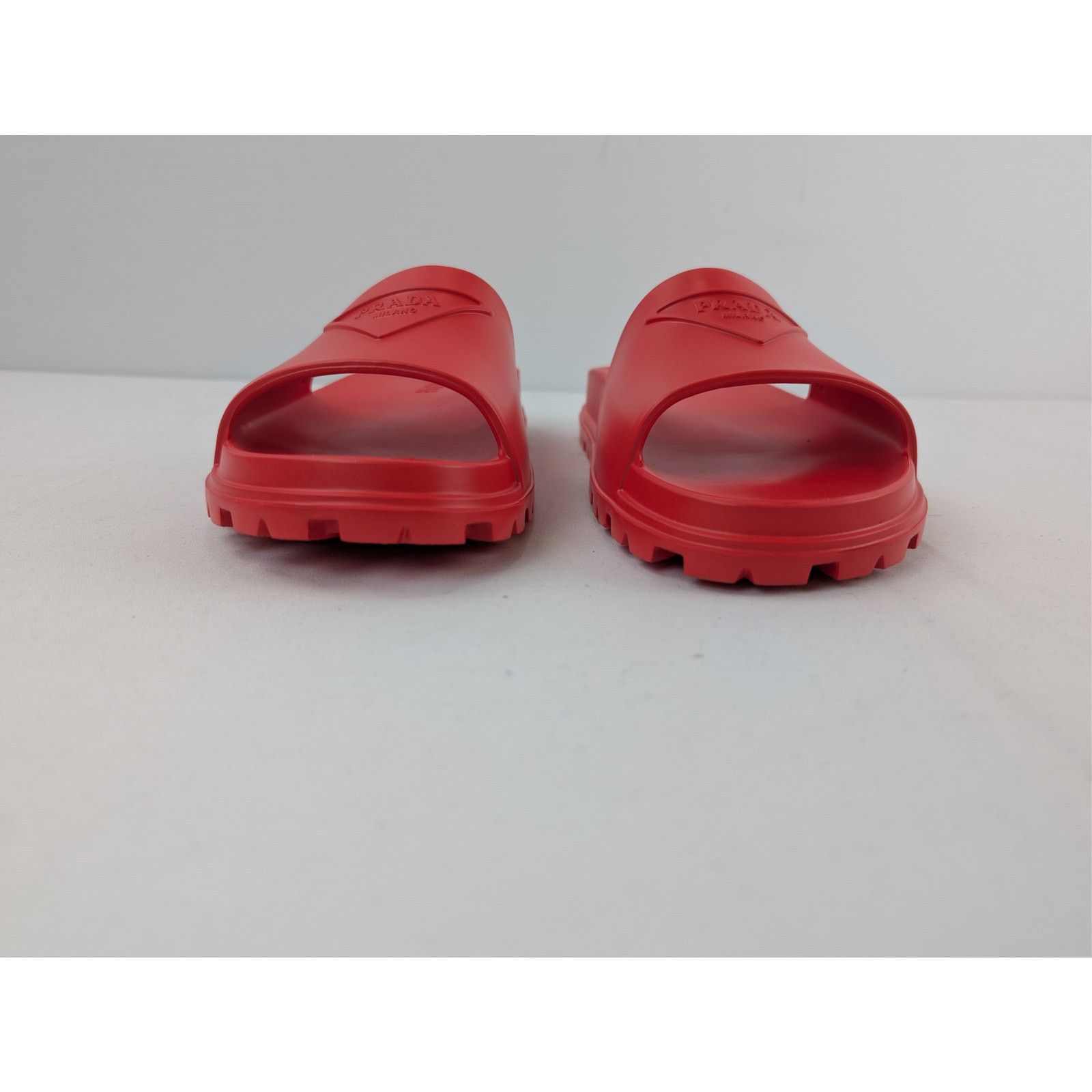 Prada o1rshd1 Rubber Mule-Flip-Flops Slipper in Red Size US 8 / EU 41 - 9 Thumbnail
