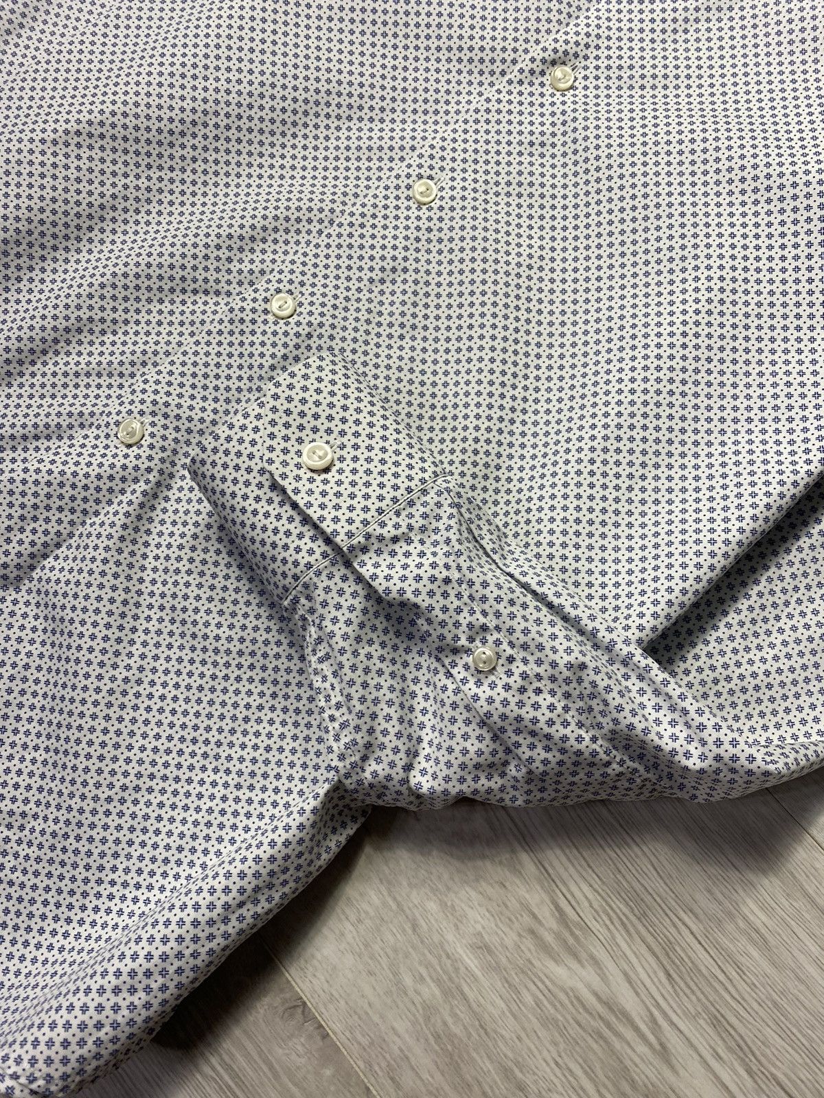Eton Eton Button Up Long Sleeve Shirt All Over Printed Size US L / EU 52-54 / 3 - 4 Thumbnail