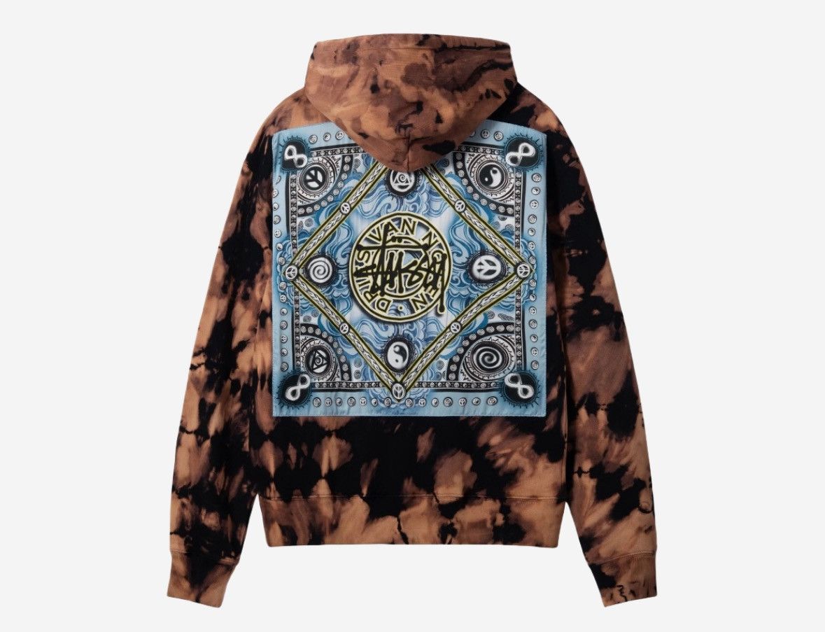 パーカー・フーディ DRIES VAN NOTEN X STUSSY TIE DYE HOOD Buy Stussy x Dries Van Noten Tie Dye Hoodie 'Blue' - 318046