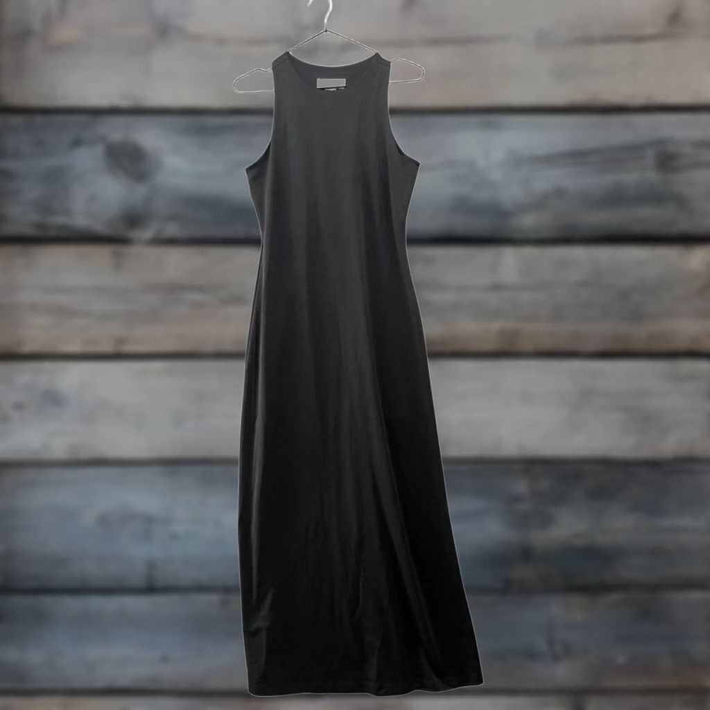 Express VINTAGE Express Tricot Maxi Dress Womens 4 Black Sleeveless 90s Stretch Size S / US 4 / IT 40 - 1 Thumbnail