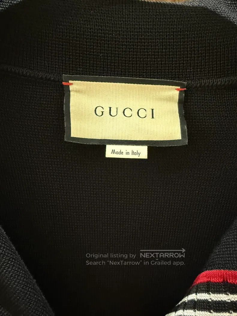 Gucci Gucci Red and white striped knitted cardigan coat Size XS / US 0-2 / IT 36-38 - 6 Thumbnail