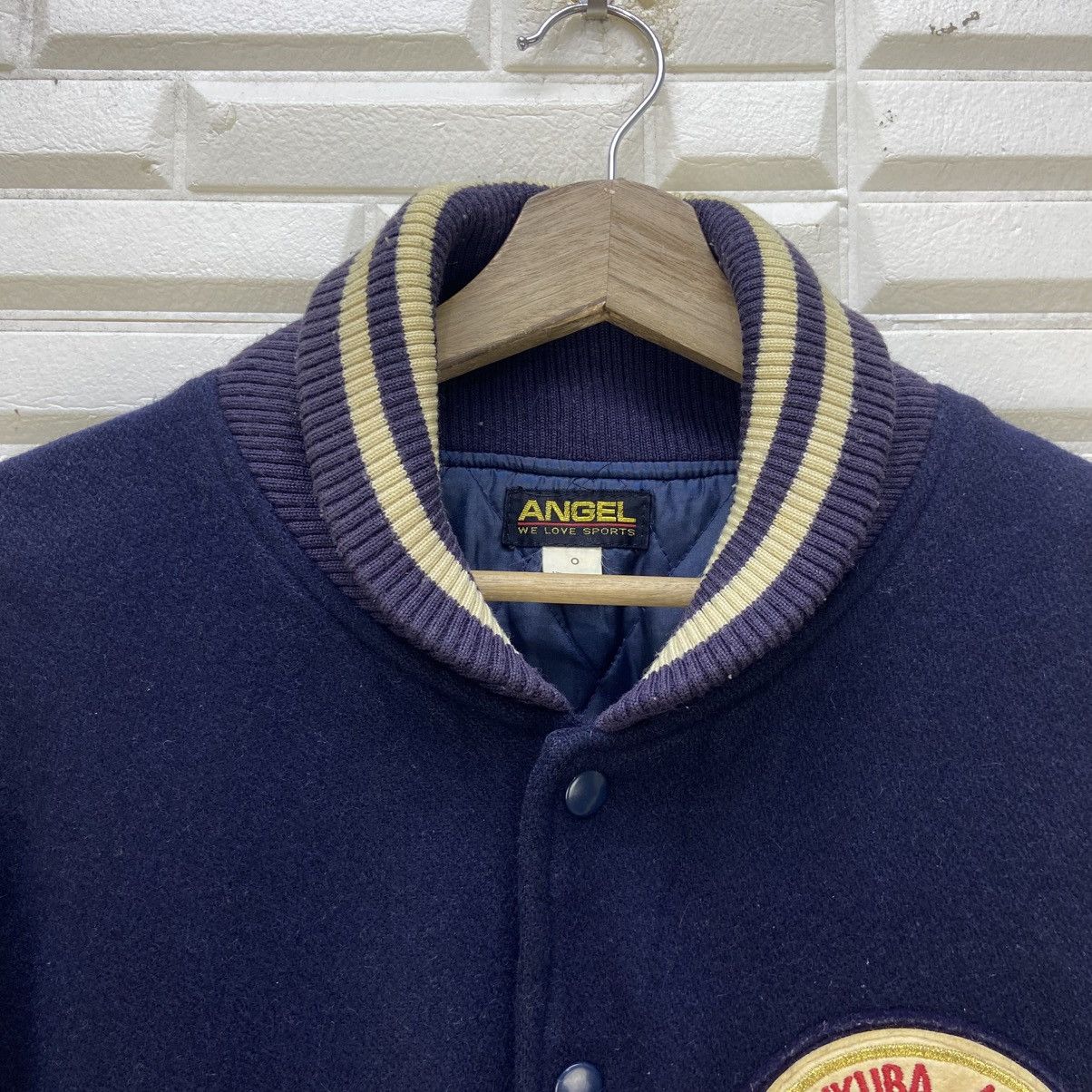 Japanese Brand Japanese Brand Tsukuba Archery Leather Sleeve Varsity Jacket Size US M / EU 48-50 / 2 - 4 Thumbnail