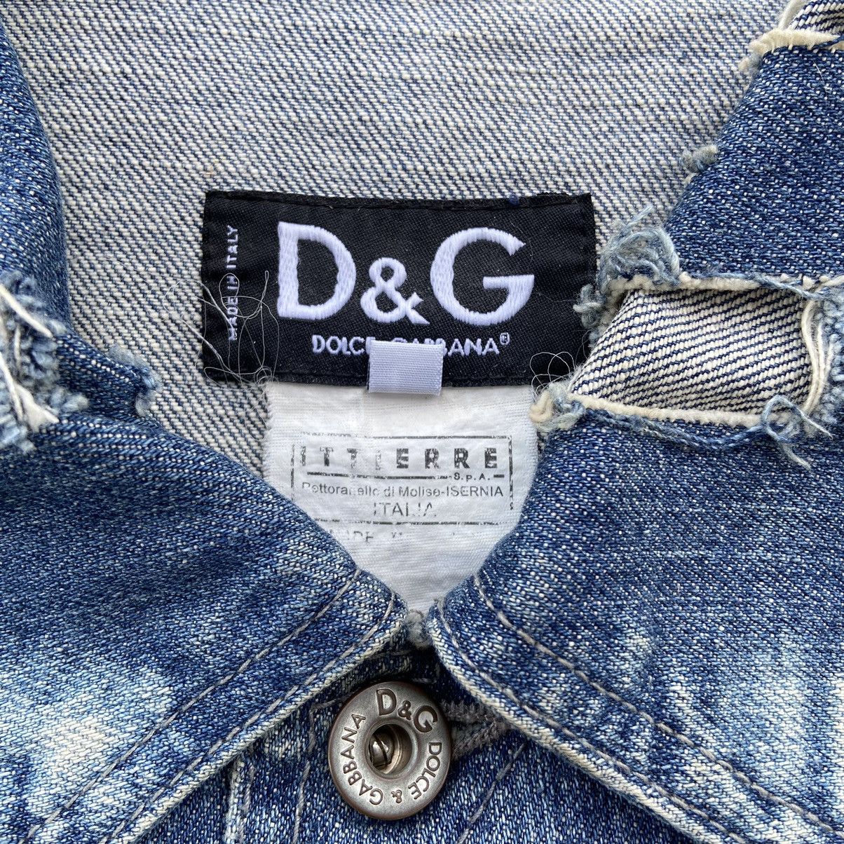 Dolce & Gabbana AW04 Dolce & Gabbana Reconstructed Denim Jacket Size US L / EU 52-54 / 3 - 12 Thumbnail