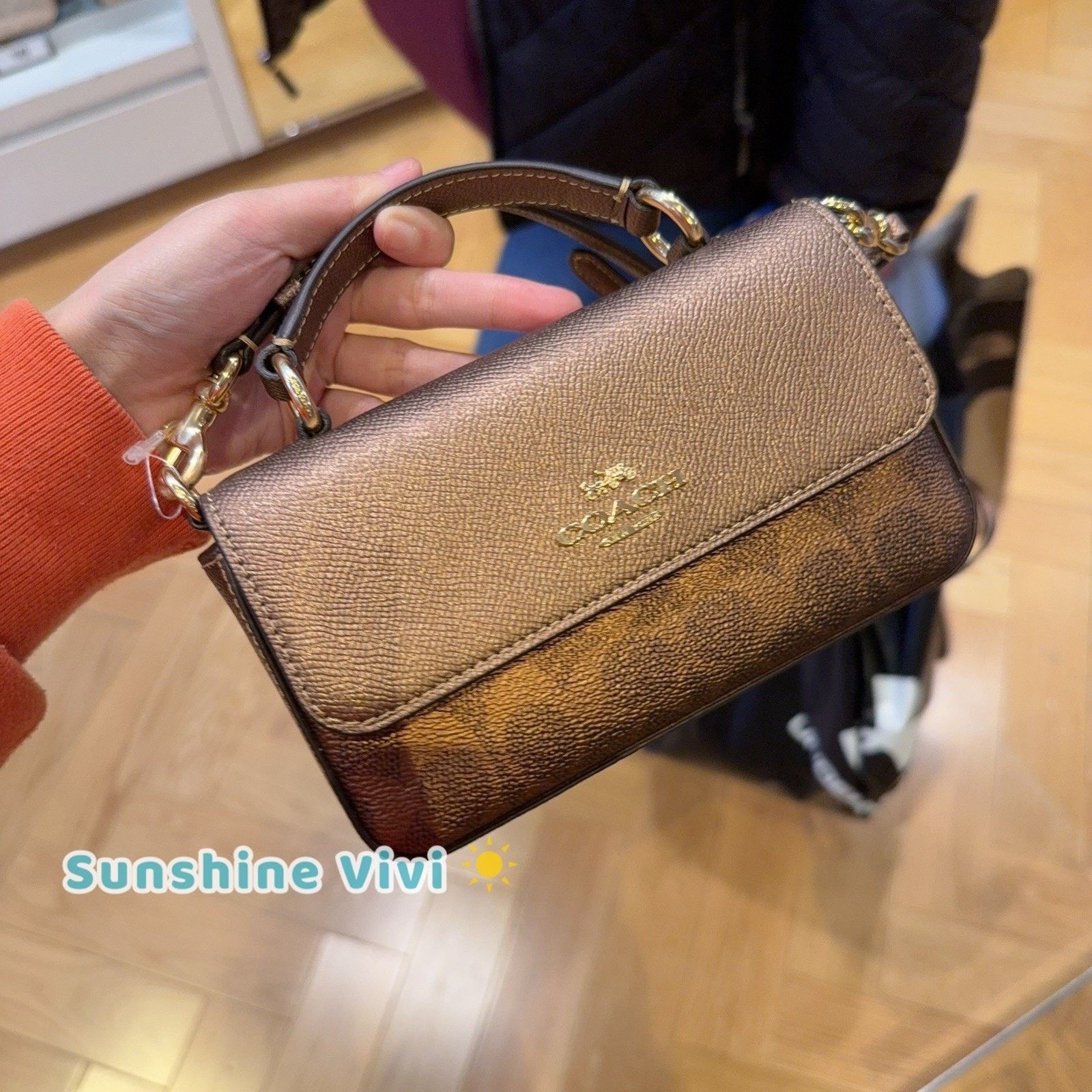 Coach NWT Coach Mini Josie Top Handle Bag CCK68 Brown/Copper | Grailed